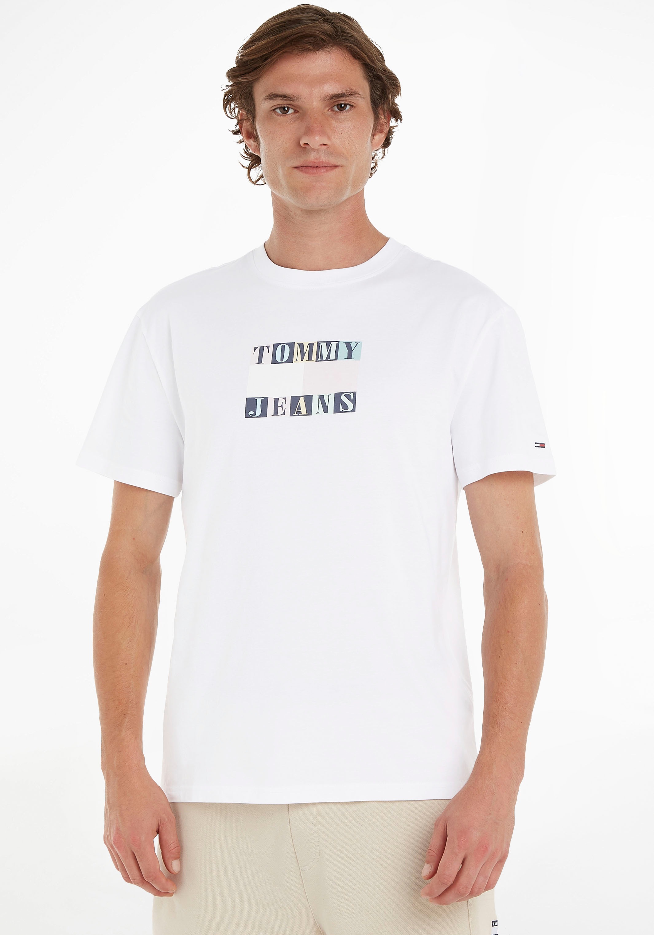 »TJM | TEE«, Tommy Logoprint online Jelmoli-Versand AOP modischem T-Shirt FLAG mit kaufen Jeans
