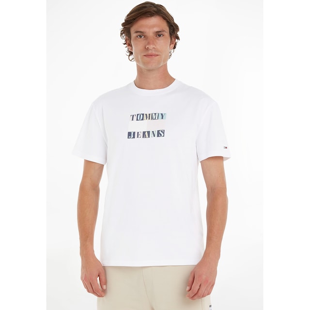 Tommy Jeans T-Shirt »TJM AOP FLAG TEE«, mit modischem Logoprint online  kaufen | Jelmoli-Versand