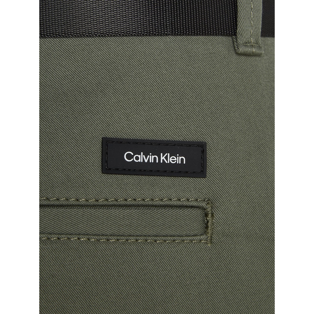 Calvin Klein Stoffhose »MODERN TWILL SLIM CHINO«, mit Markenlabel