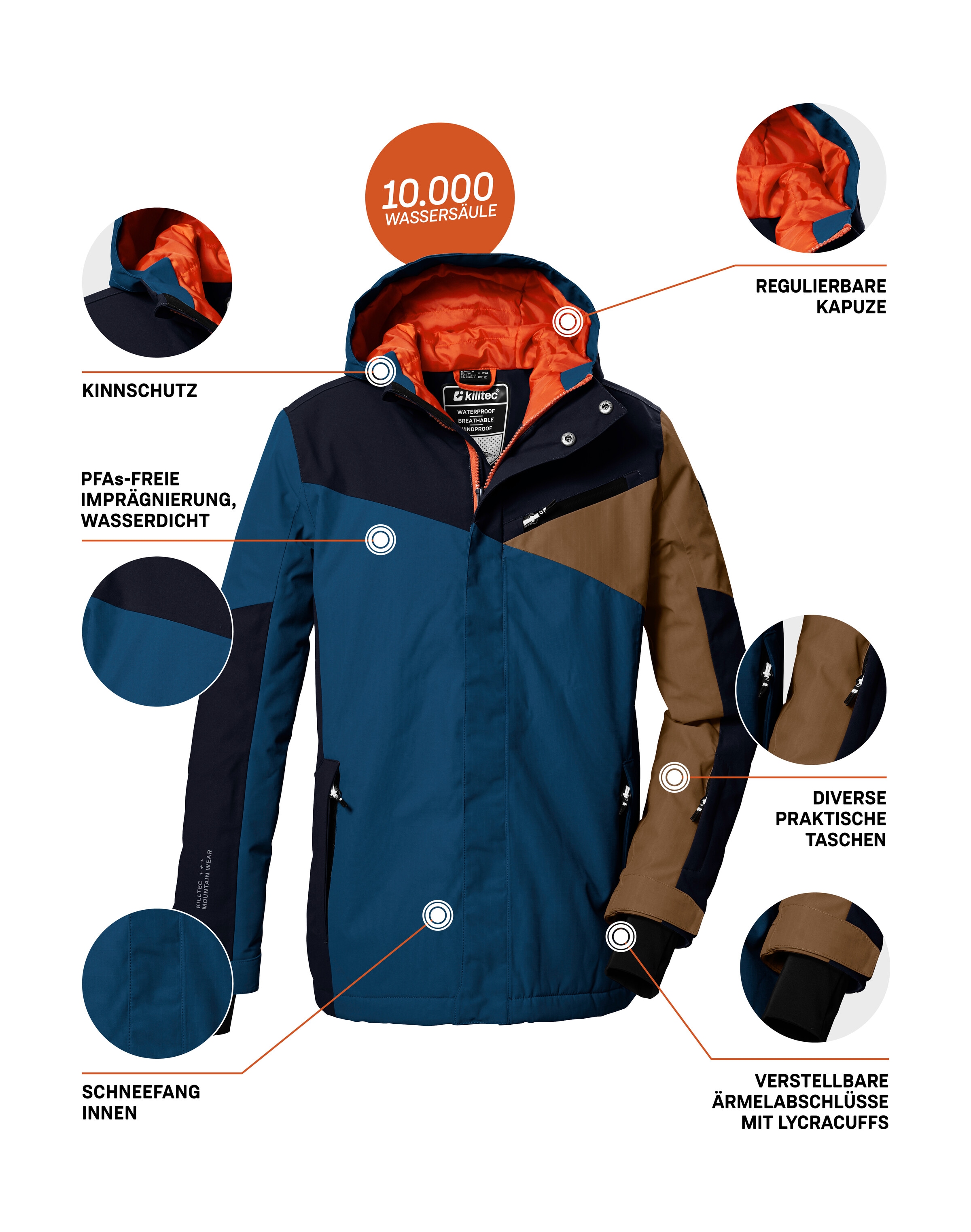 Killtec Skijacke »KSW 387 BYS SKI JCKT«