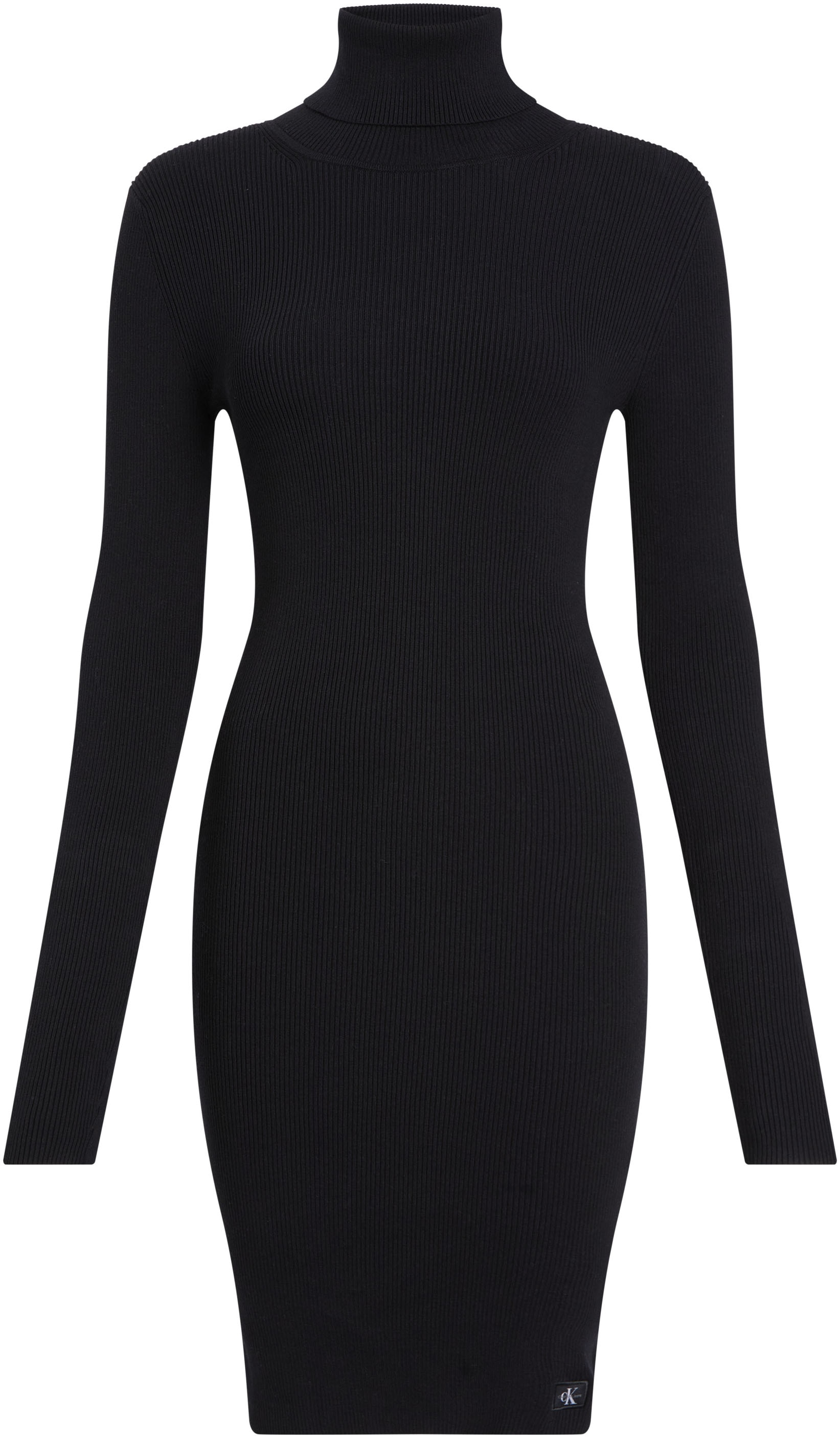 Calvin Klein Jeans Sweatkleid »WOVEN LABEL TIGHT SWEATER DRESS«, mit Logopatch