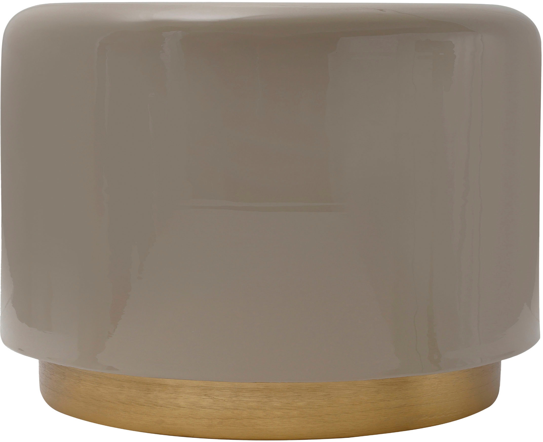 Table d'Appoint Basse "Louana" 51cm Gris