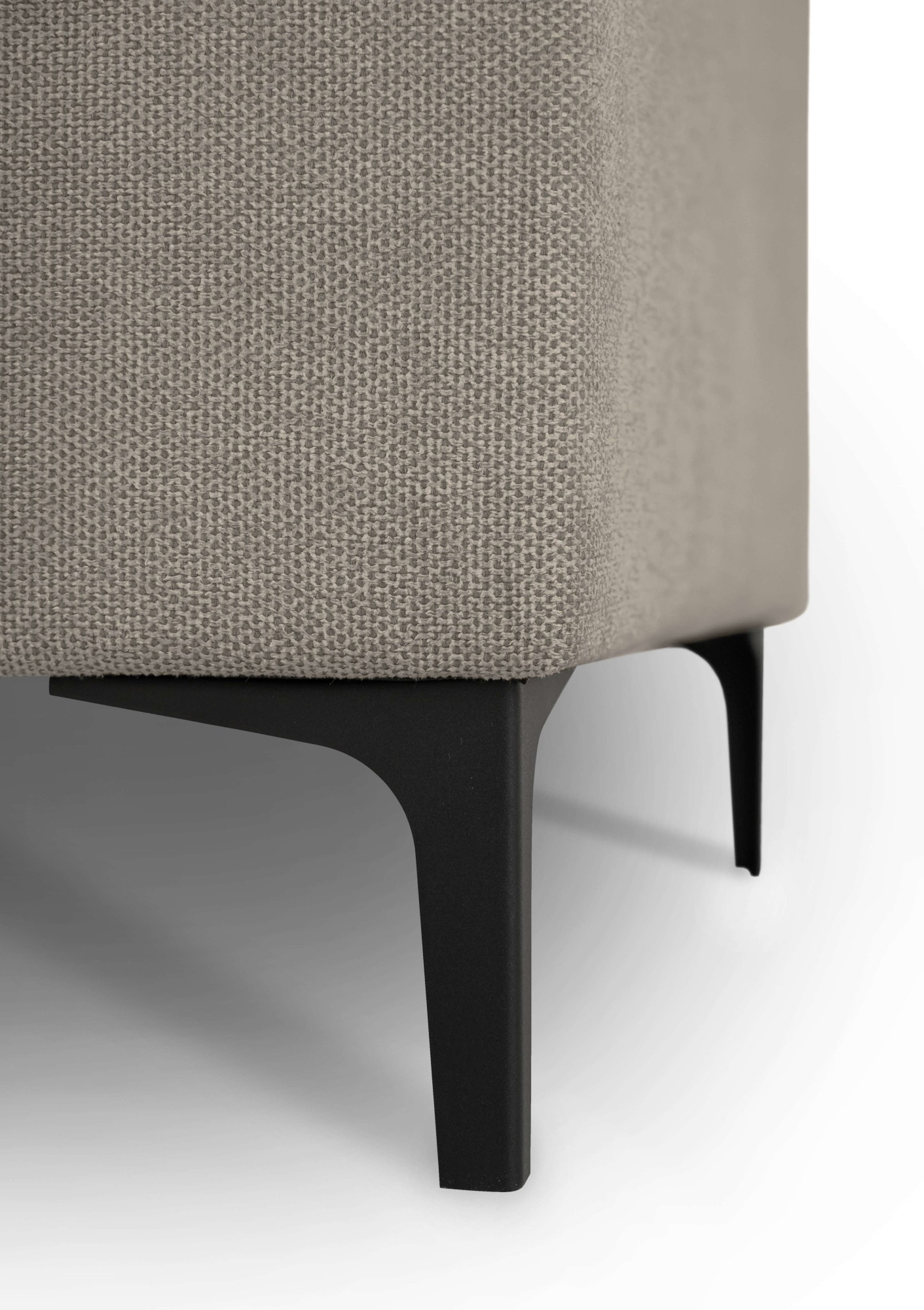 Home affaire Ecksofa »Tournon, L-Form, Breite 262 cm, Webstoff, Chenille«, Designsofa im nordischen Stil, Wellenunterfederung, Metallfüsse