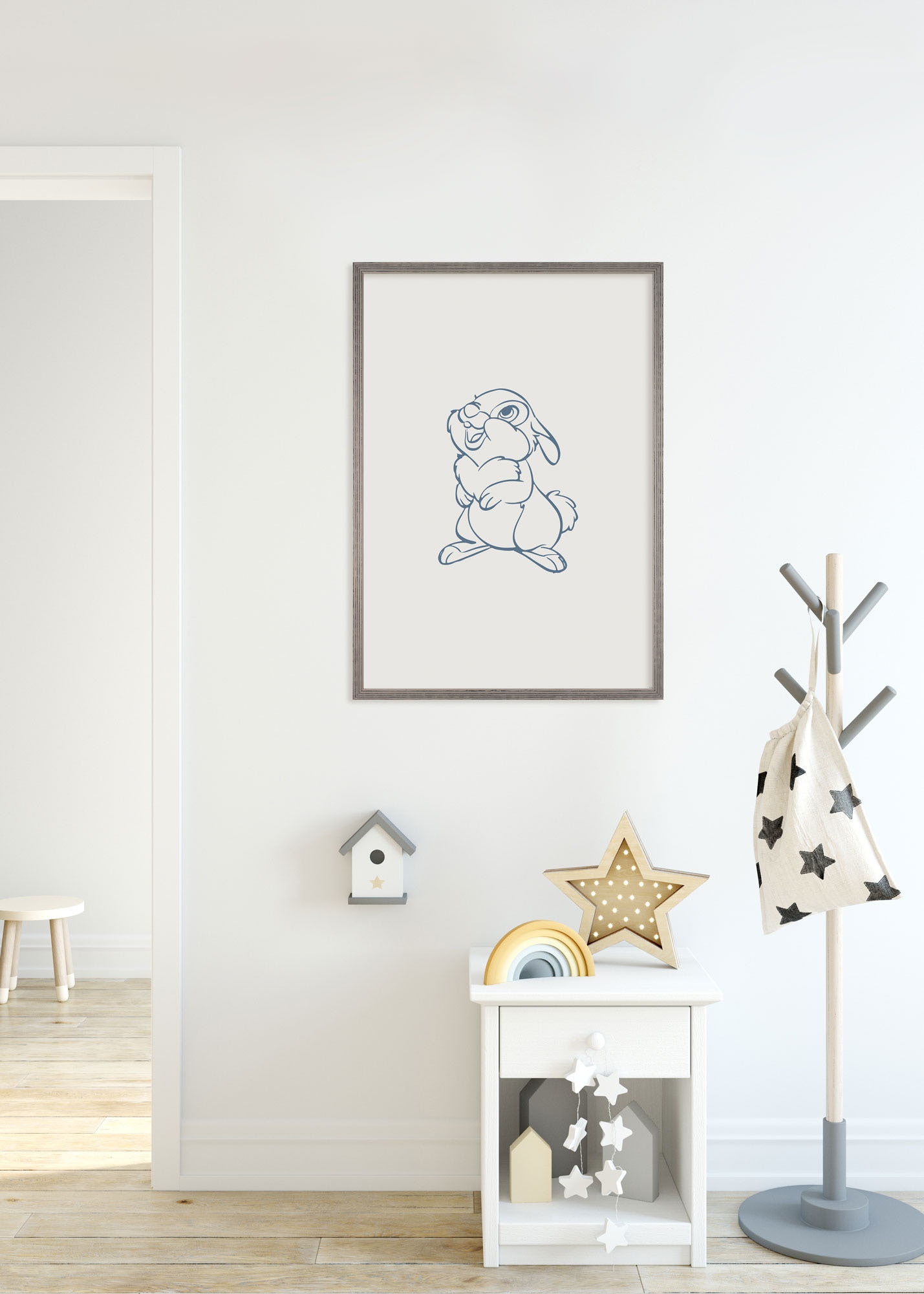 Komar Wandbild »Hey Thumper«, (1 St.), Deutsches Premium-Poster Fotopapier mit seidenmatter Oberfläche und hoher Lichtbeständigkeit. Für fotorealistische Drucke mit gestochen scharfen Details und hervorragender Farbbrillanz.