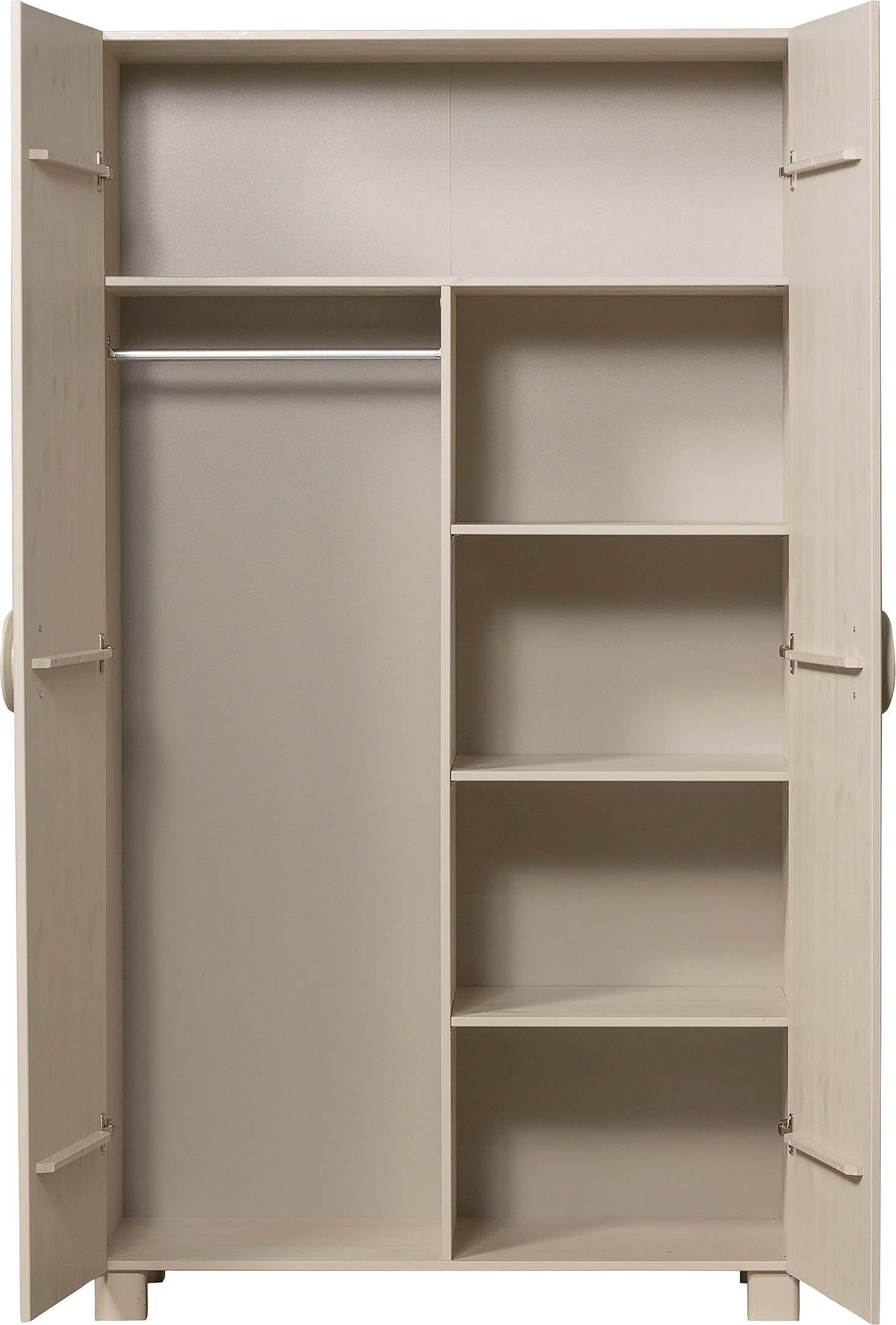WOOOD Mehrzweckschrank »Noah Stauraumschrank, Dielenschrank«, mit Kleiderstange, H 200 cm x B 110 cm