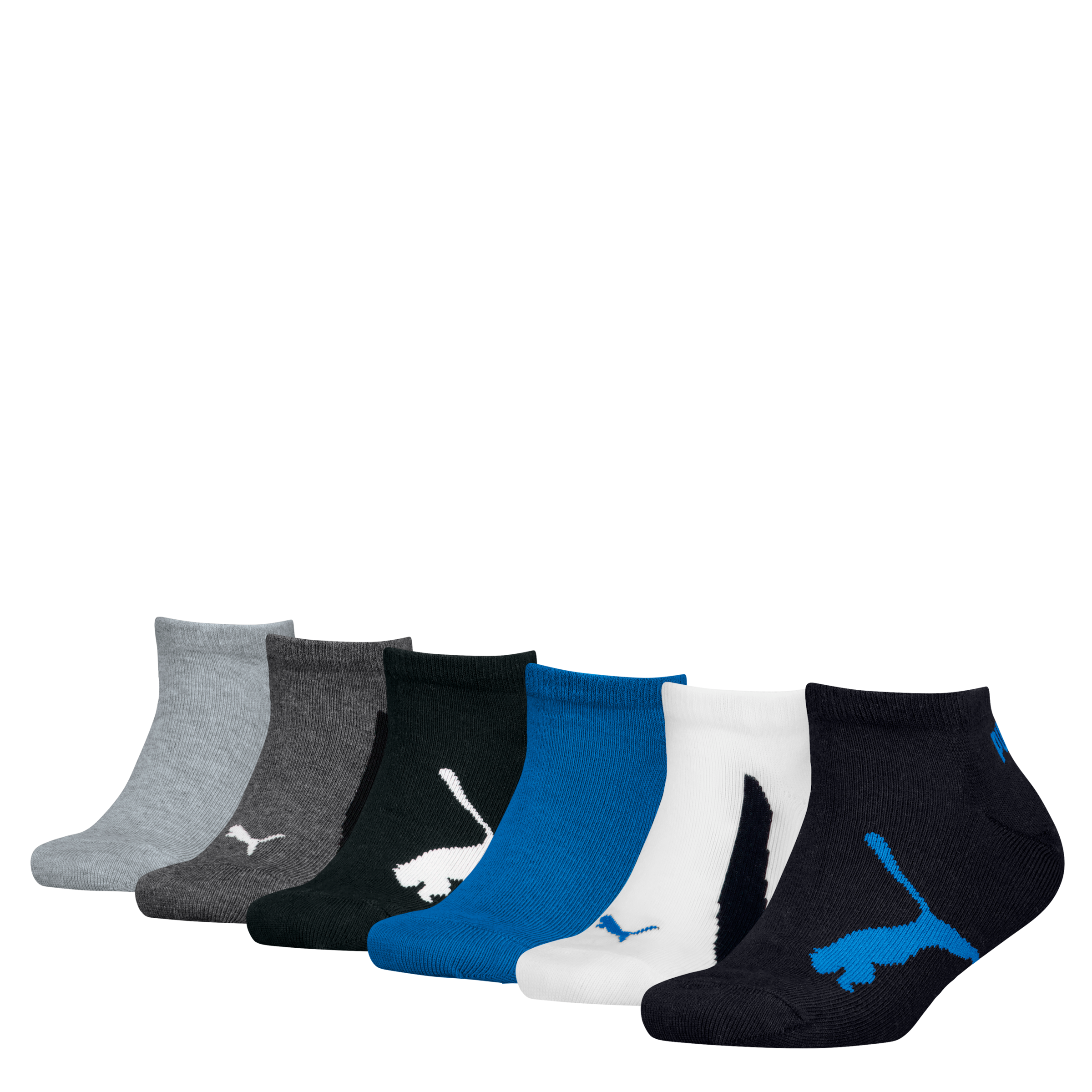 PUMA Sneakersocken »PUMA KIDS BWT SNEAKER 6P ECOM« 6er-Pack, mit verstärkten Nähten
