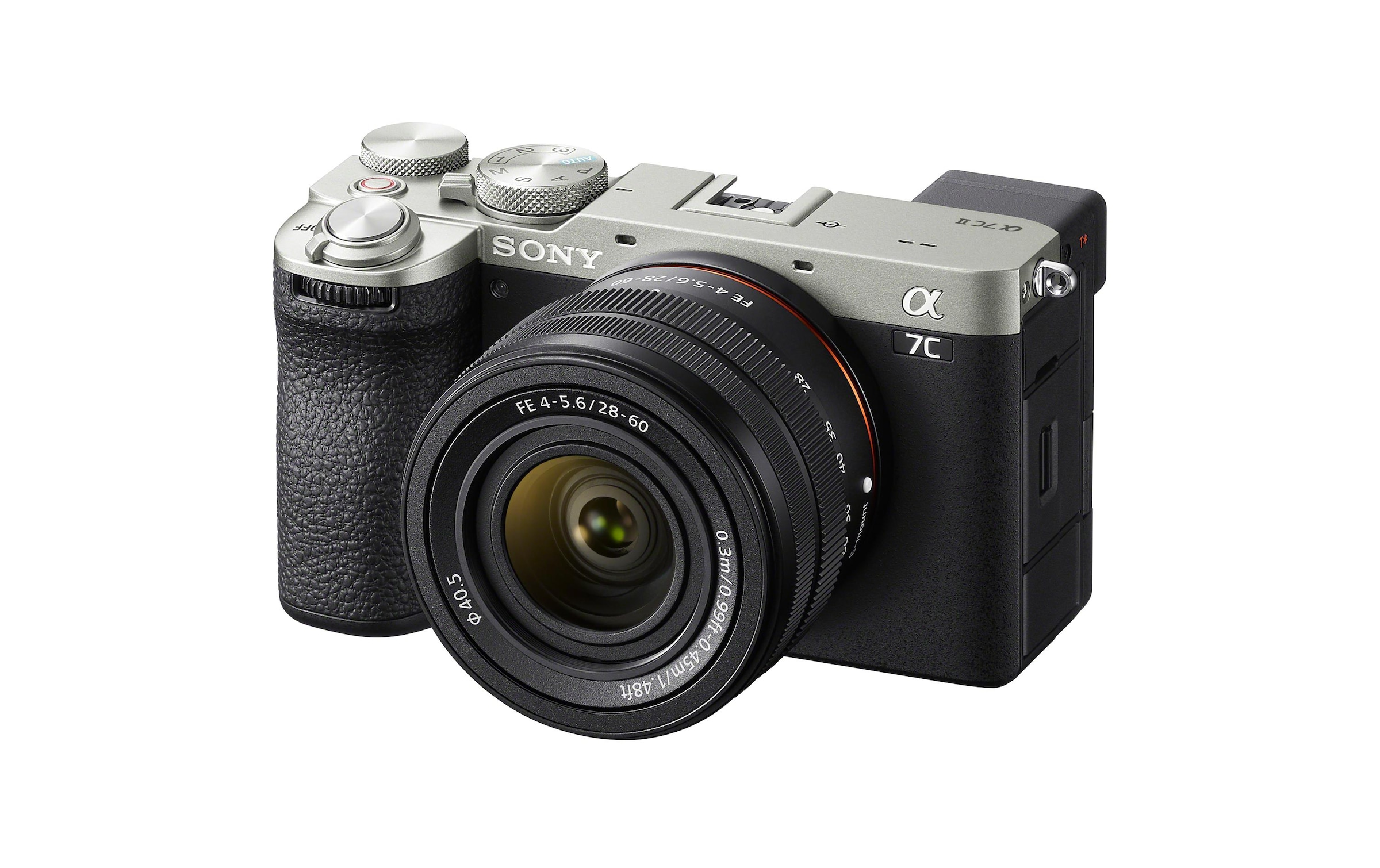 Sony Kompaktkamera »Alpha 7CII Kit 28-60mm Silber«, Bluetooth-WLAN