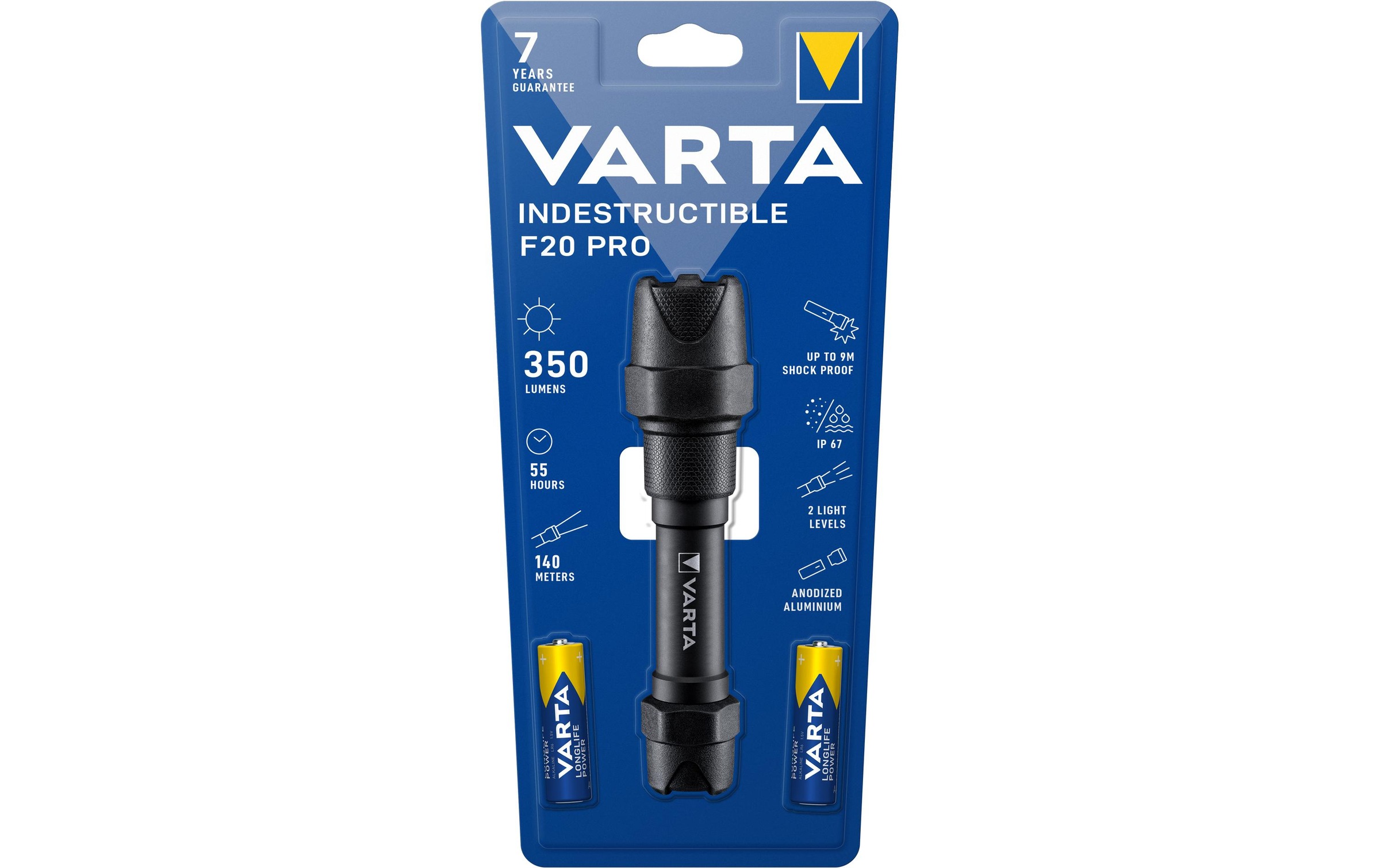 VARTA LED Taschenlampe »Indestructible F«