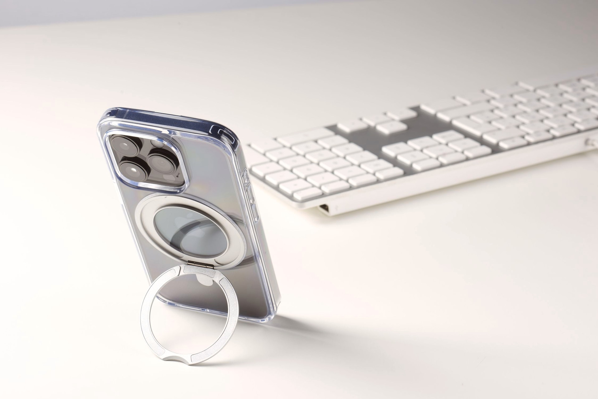 Cellularline Handyhülle »SPIN MAG MagSafe Case für Apple iPhone 16 Pro Max«, Backcover, Schutzhülle, Handyschutzhülle, Case, Schutzcase, stossfest