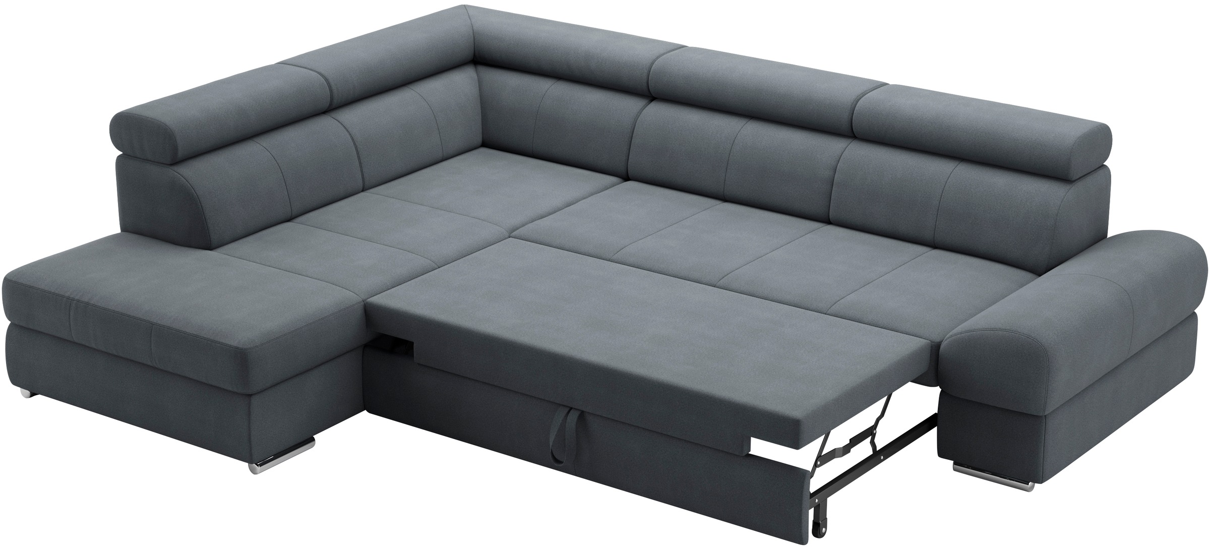 sit&more Ecksofa »Broadway L-Form«, mit verstellbaren Kopfteilen, wahlweise mit Bettfunktion