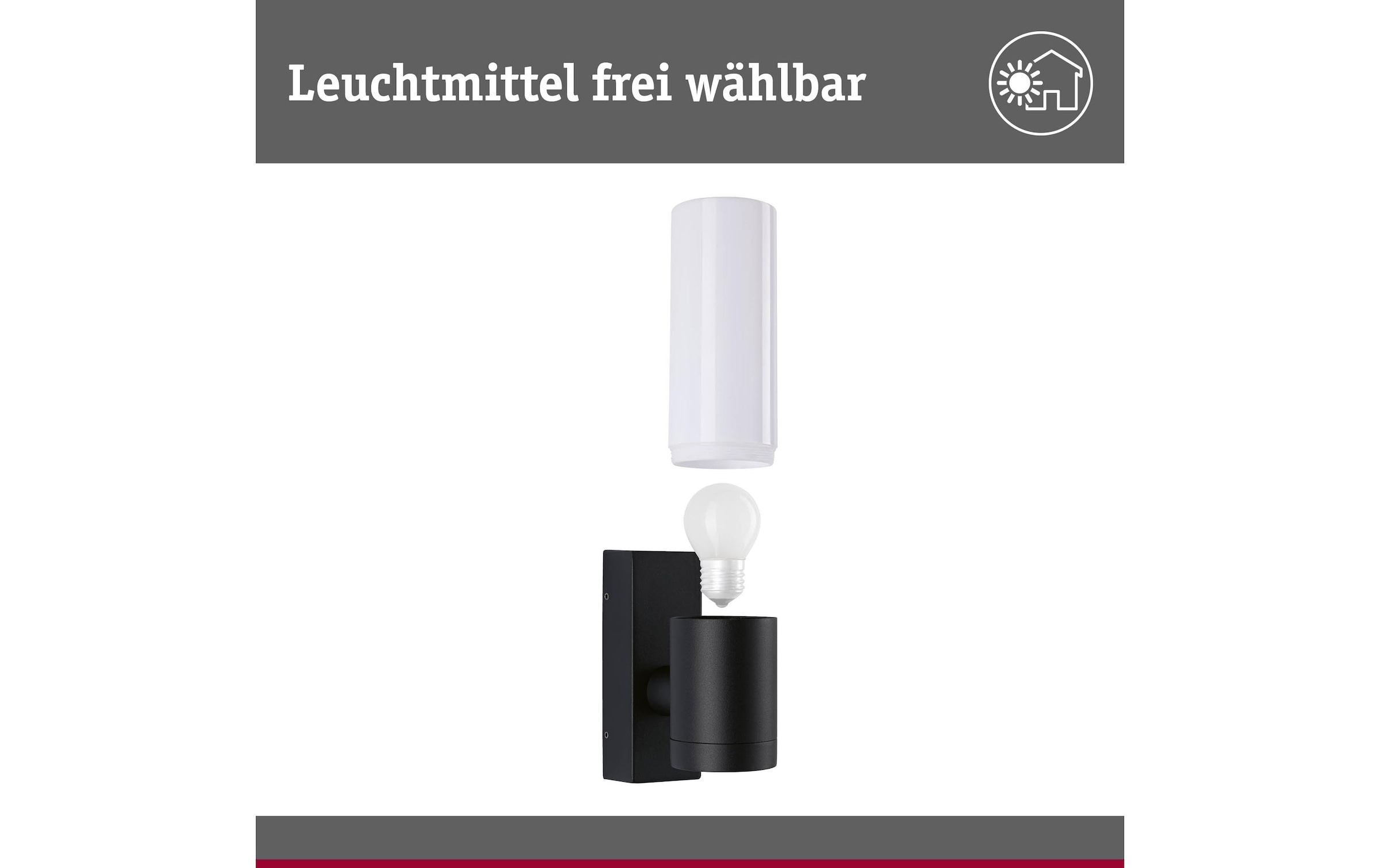 Paulmann LED Wandleuchte »Tralia E27 10«