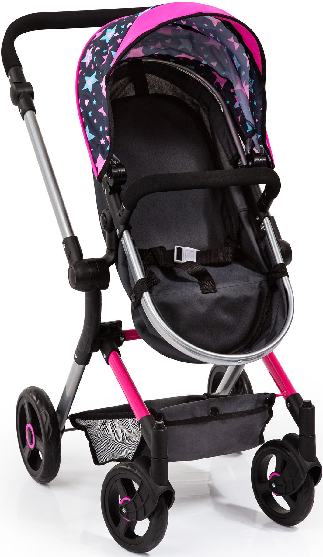 Bayer Kombi-Puppenwagen »Vario, blau«, mit Wickeltasche