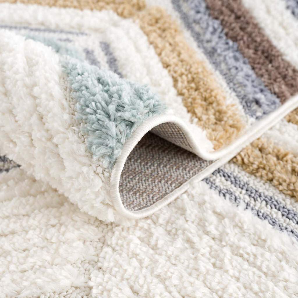 Carpet City Hochflor-Teppich »Focus 3009«, rechteckig, 20 mm Höhe, Läufer, Boho, Hochtief-Muster/ 3D-Effekt, für Wohnzimmer, Schlafzimmer
