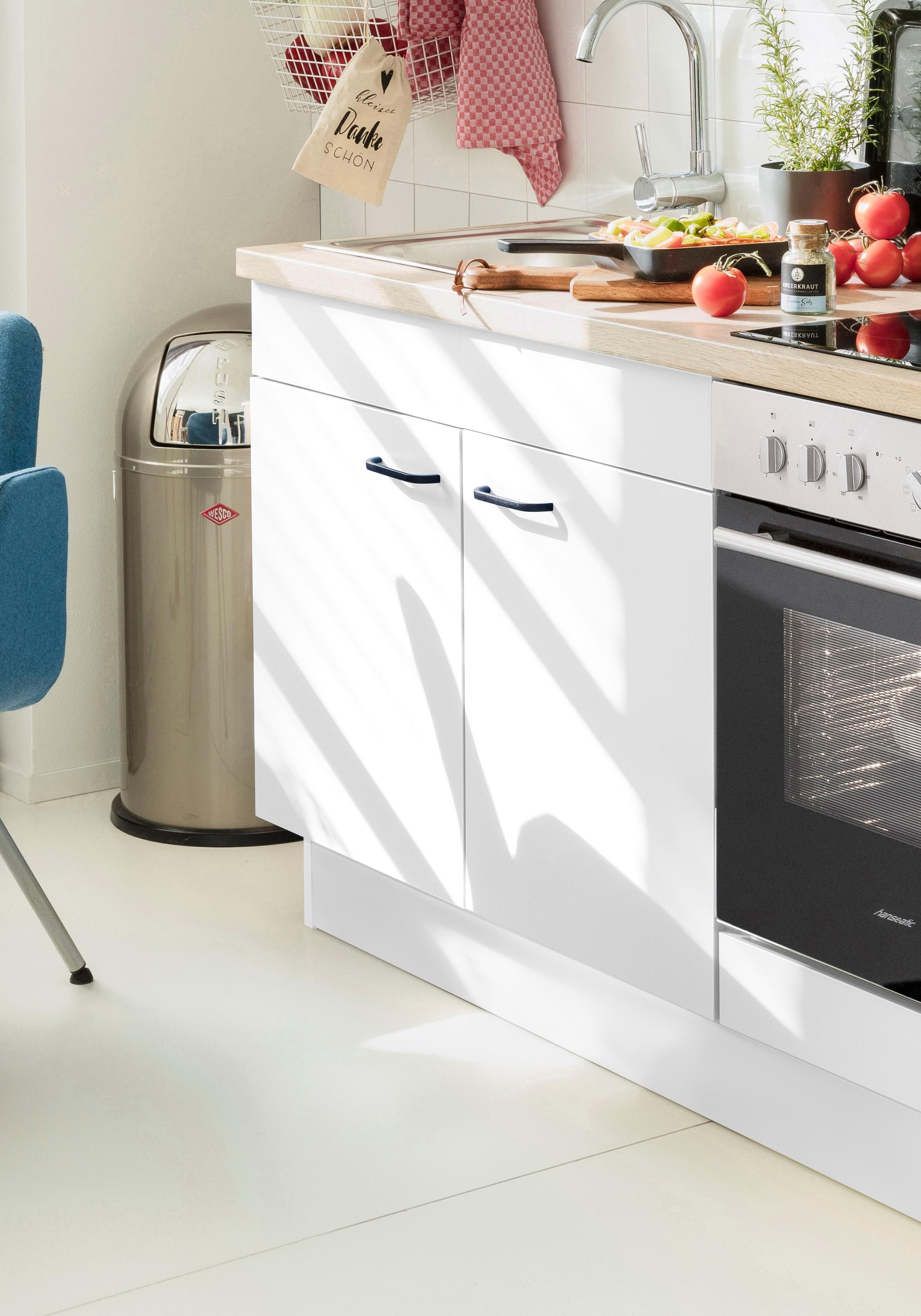 OPTIFIT Spülenschrank »Elga«, mit Soft-Close-Funktion, höhenverstellbaren Füssen, Breite 100 cm