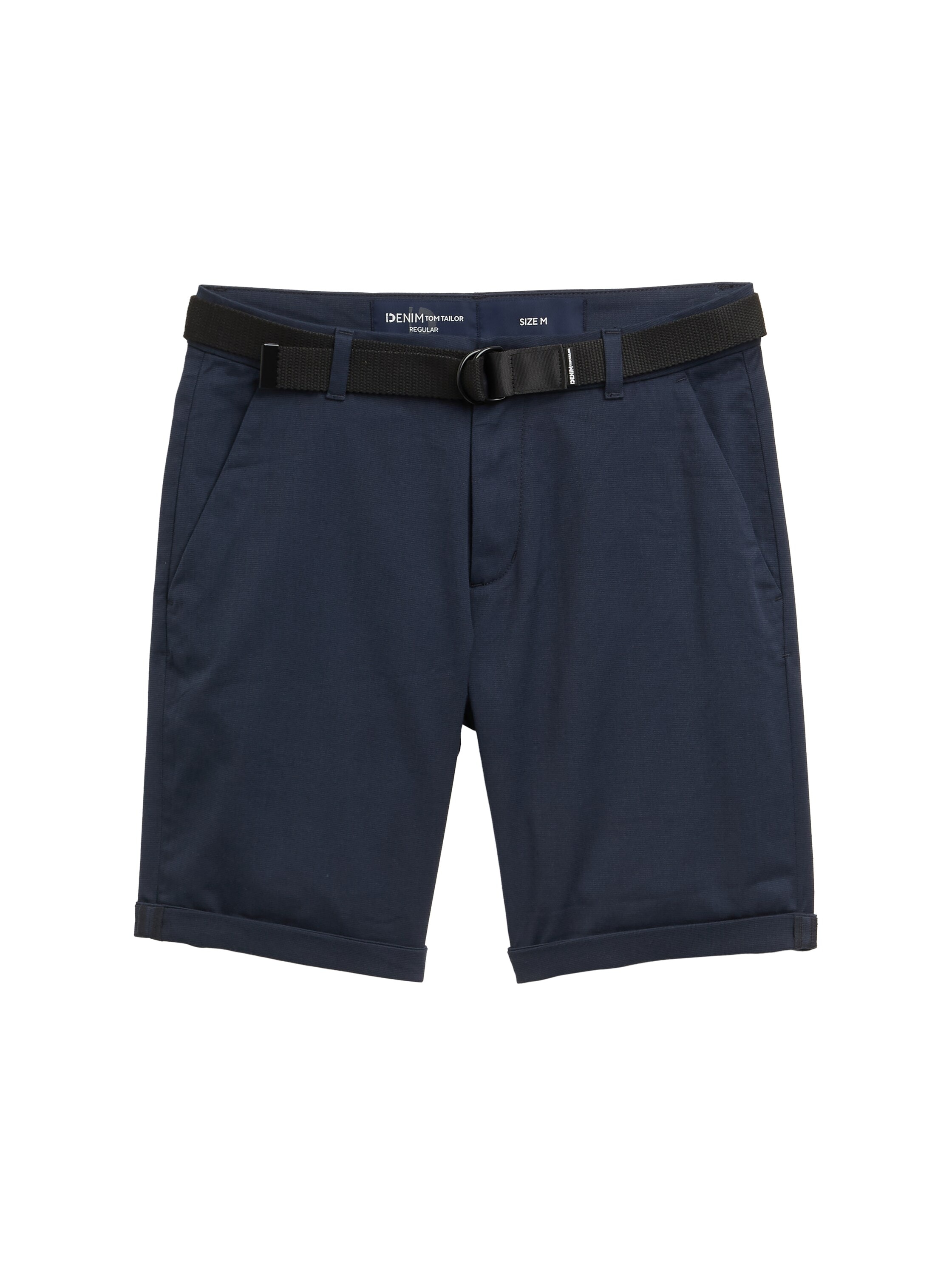 TOM TAILOR Denim Chinoshorts, (Packung), mit Gürtel