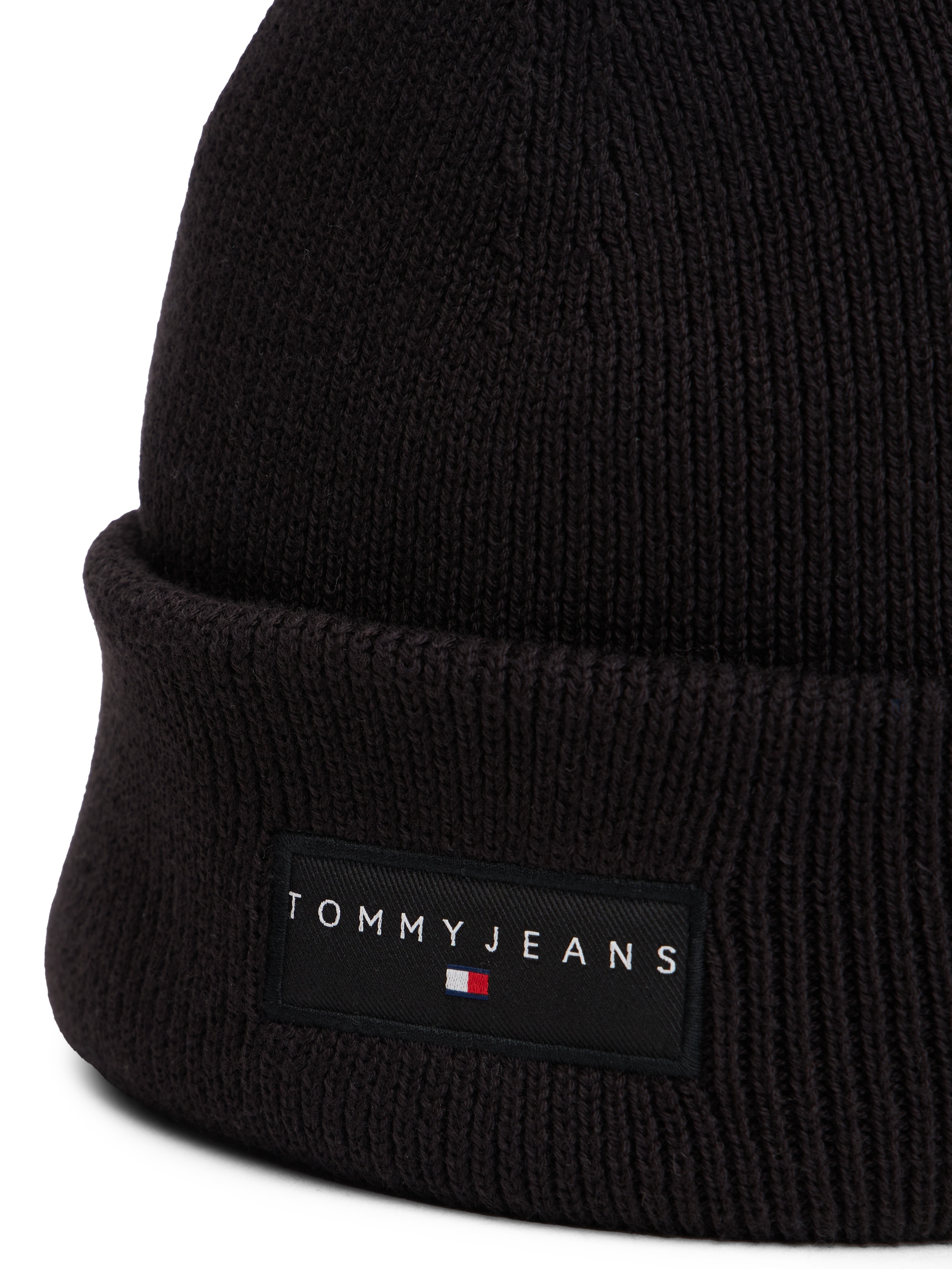 Tommy Jeans Beanie »TJM LINEAR«, in Grobstrick, mit Umschlag