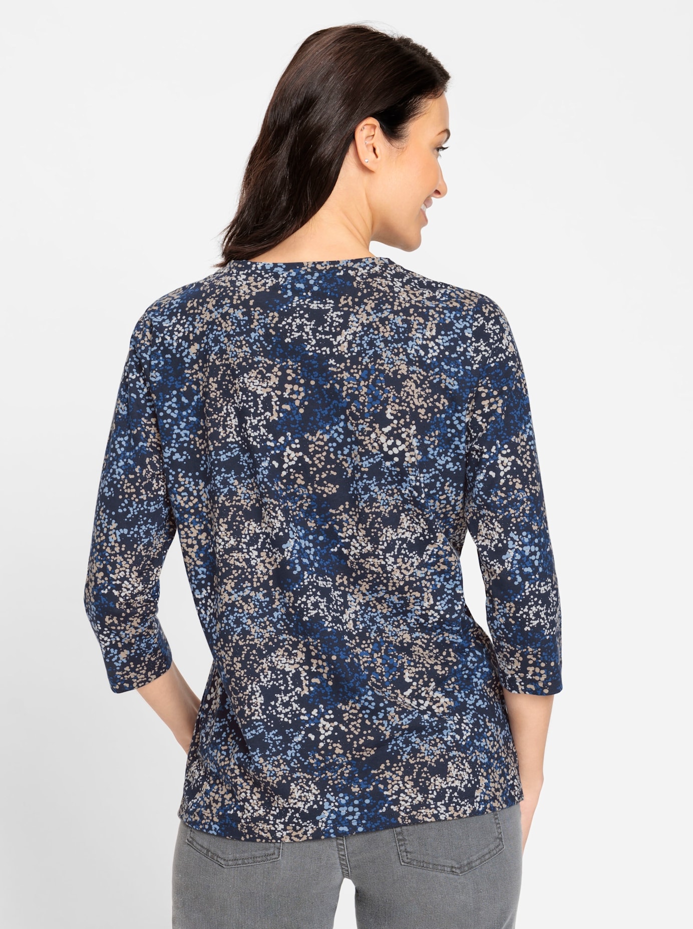 Inspirationen Print-Shirt »Rundhals-Shirt«, (1 tlg.)