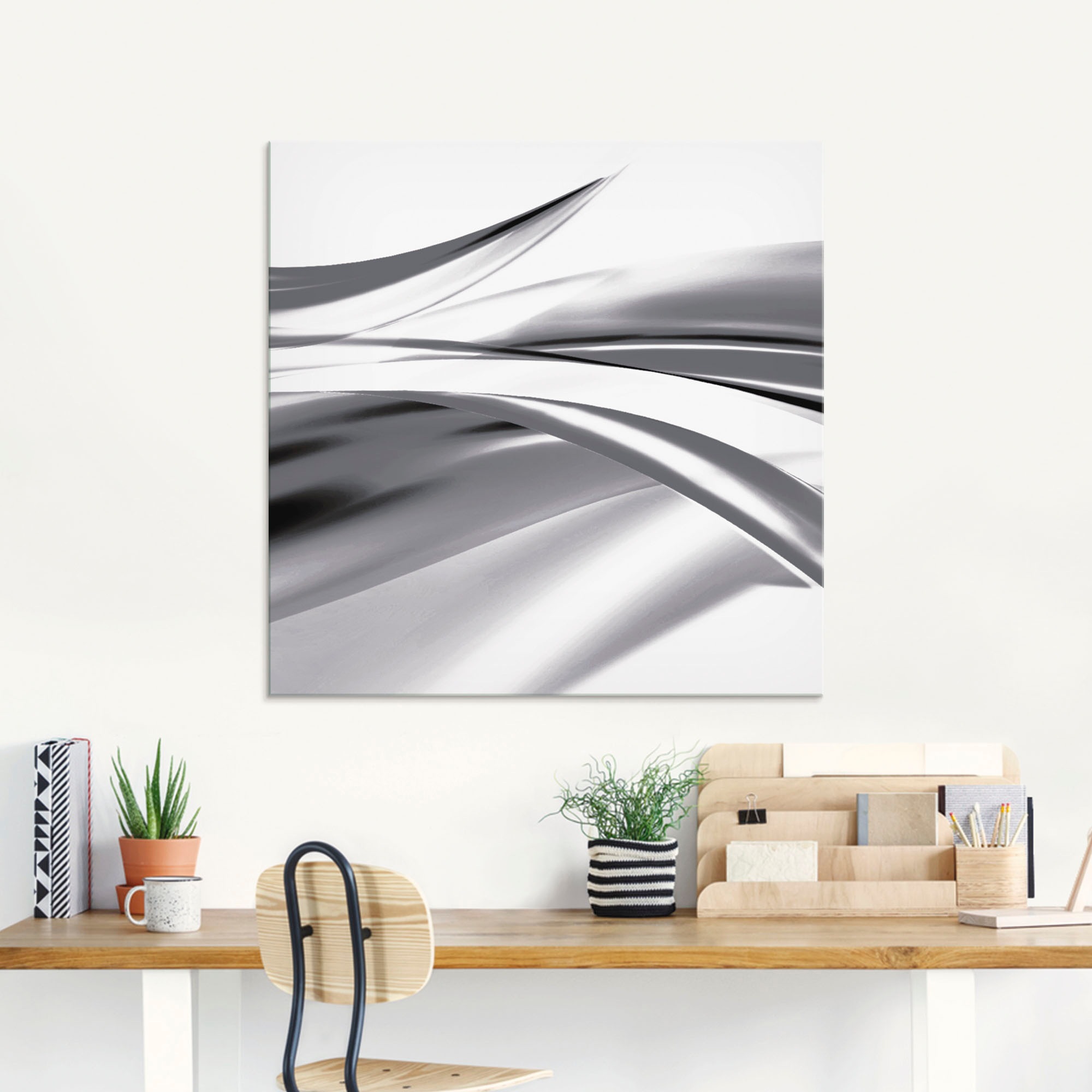 Artland Glasbild »Schöne Welle - Abstrakt«, Gegenstandslos, (1 St.), in verschiedenen Grössen