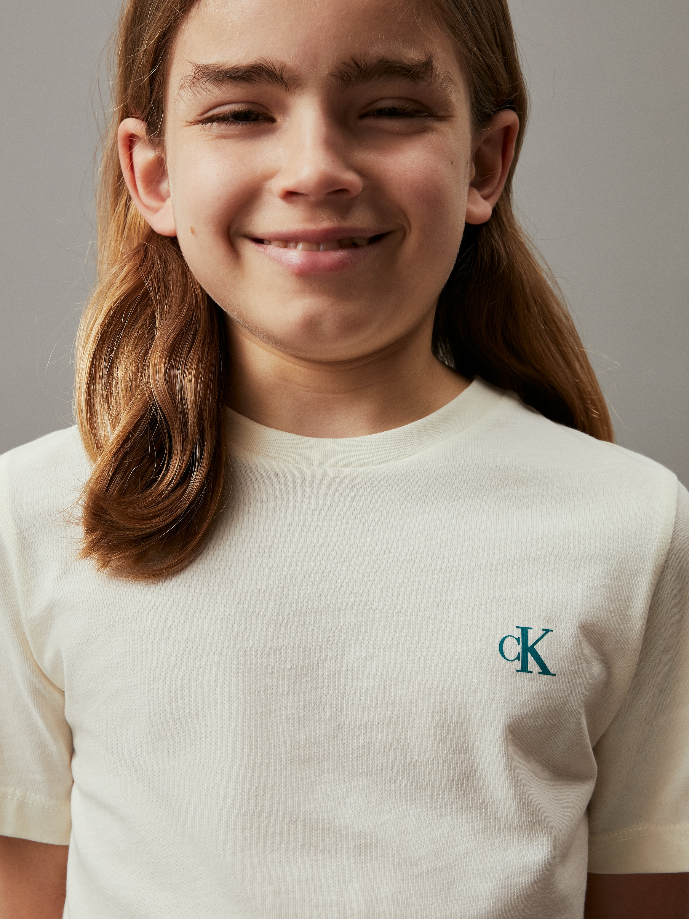 Calvin Klein Jeans T-Shirt »2-PACK MONOGRAM TOP«, für Kinder bis 16 Jahre mit Logoprägung