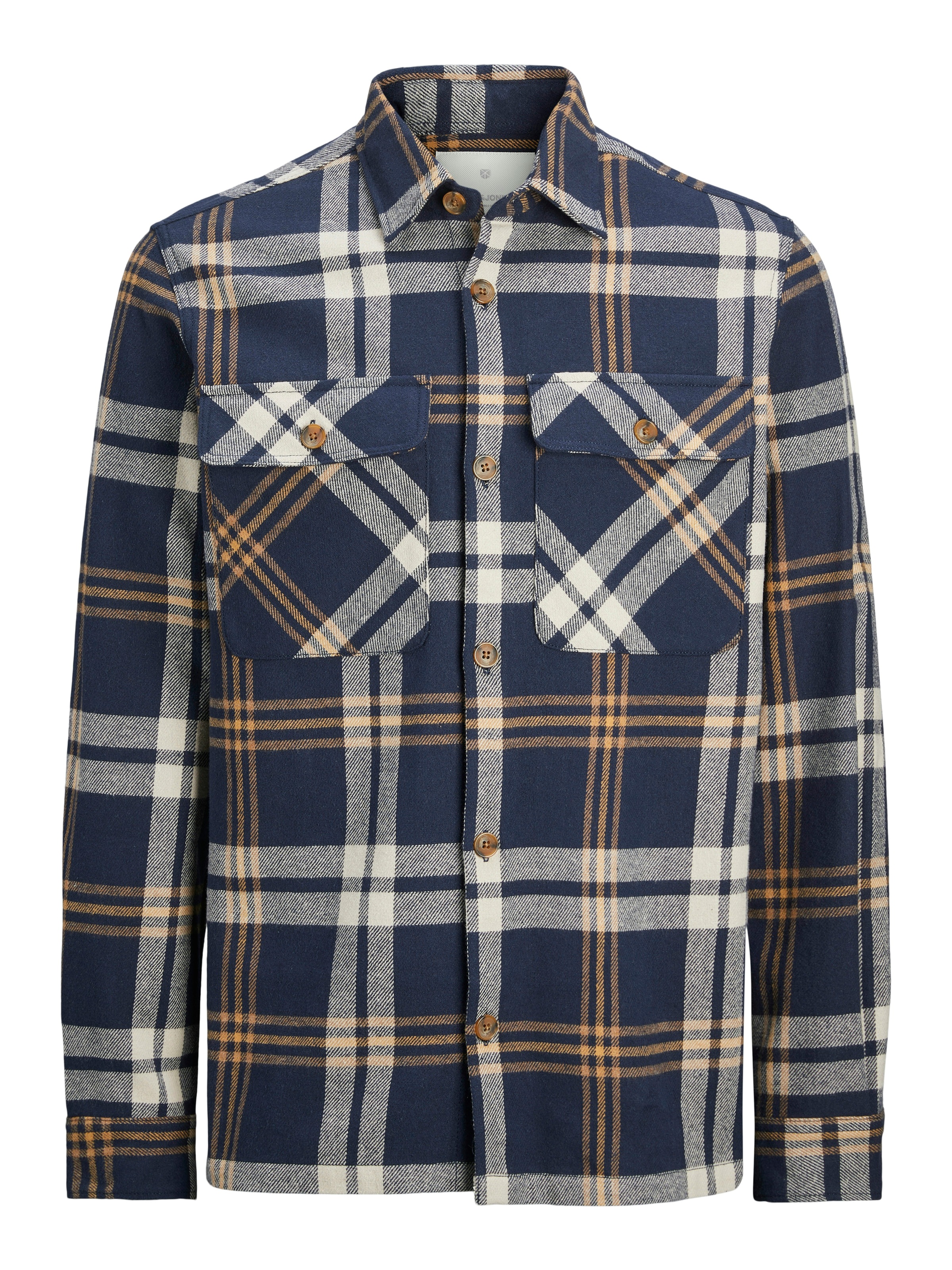 Jack & Jones Langarmhemd »JPRRAYMOND MELANGE CHECK LS OVERSHIRT SN«