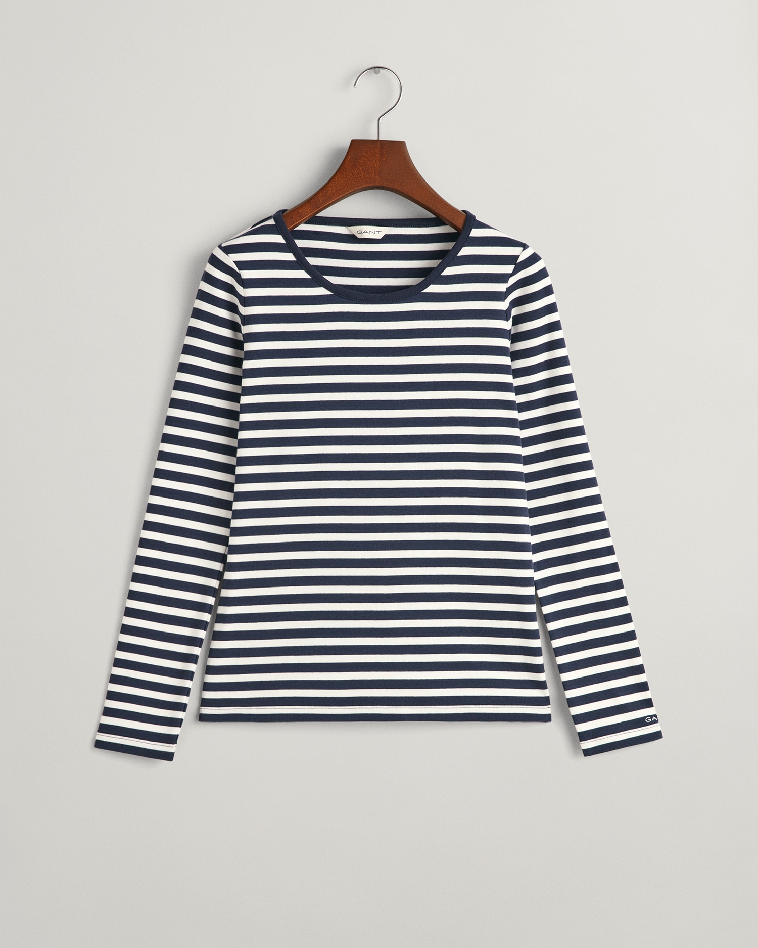 Gant Langarmshirt »SLIM STRIPED 1X1 RIBBED LS T-SHIRT«