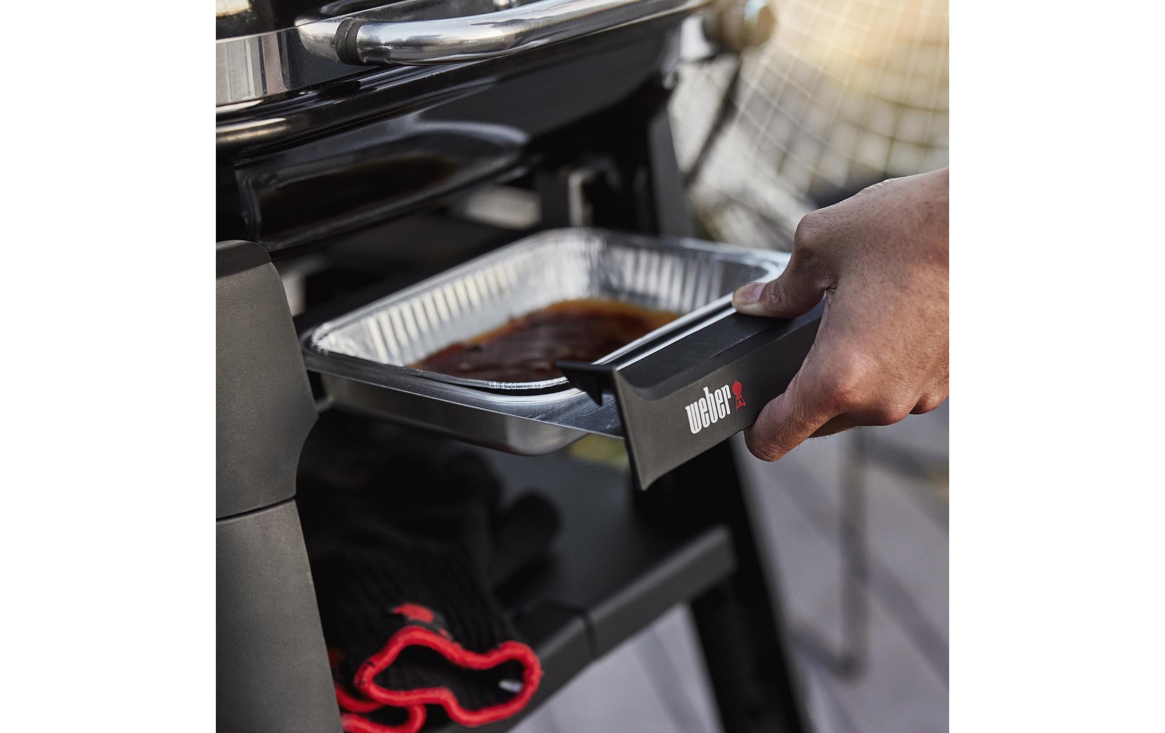 Weber Elektro-Standgrill »Lumin Compact, Rot«, 2200 W