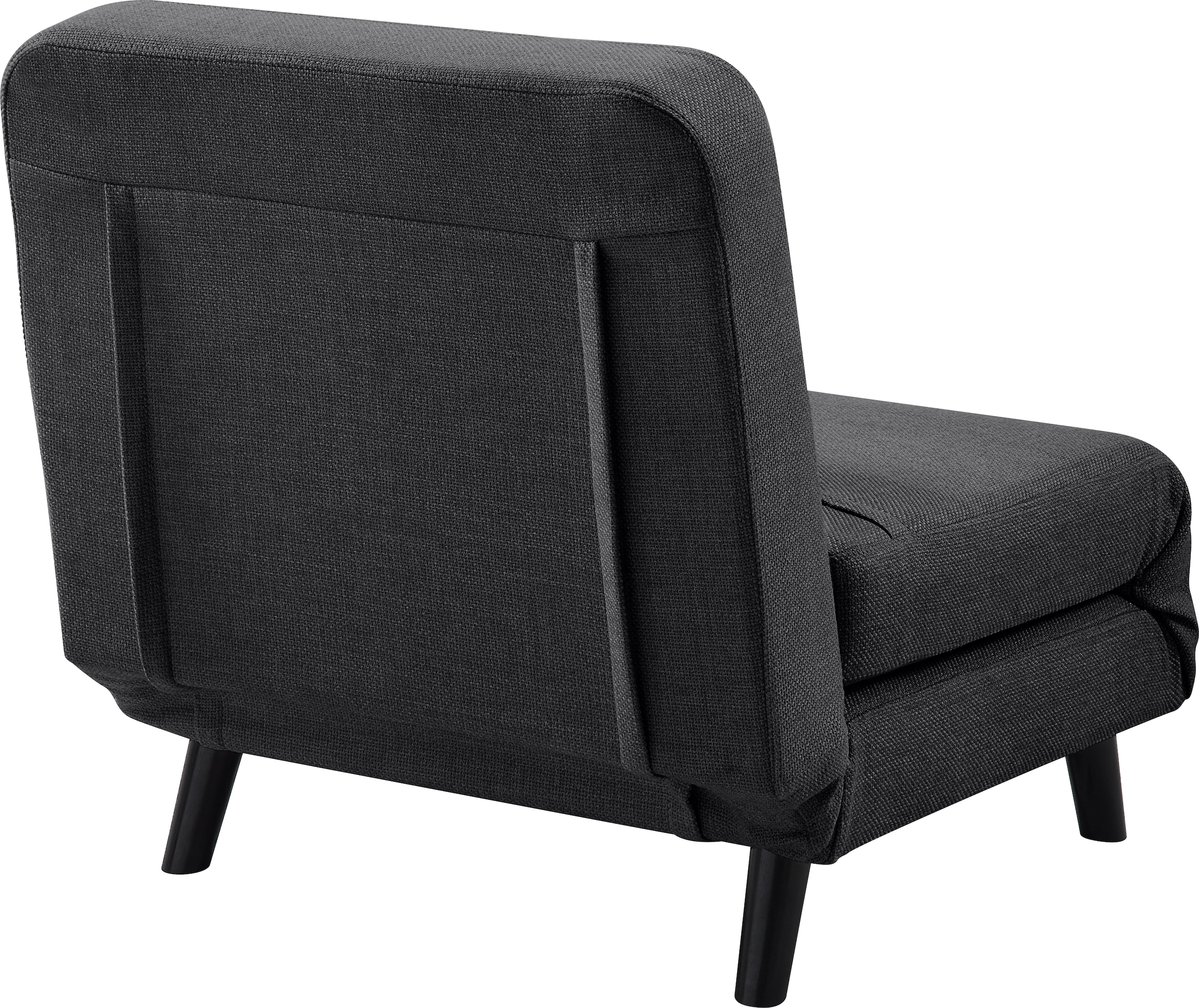ATLANTIC home collection Sessel »Robby«, inkl. Bettfunktion, mehrfach verstellbar, Strukturbezug