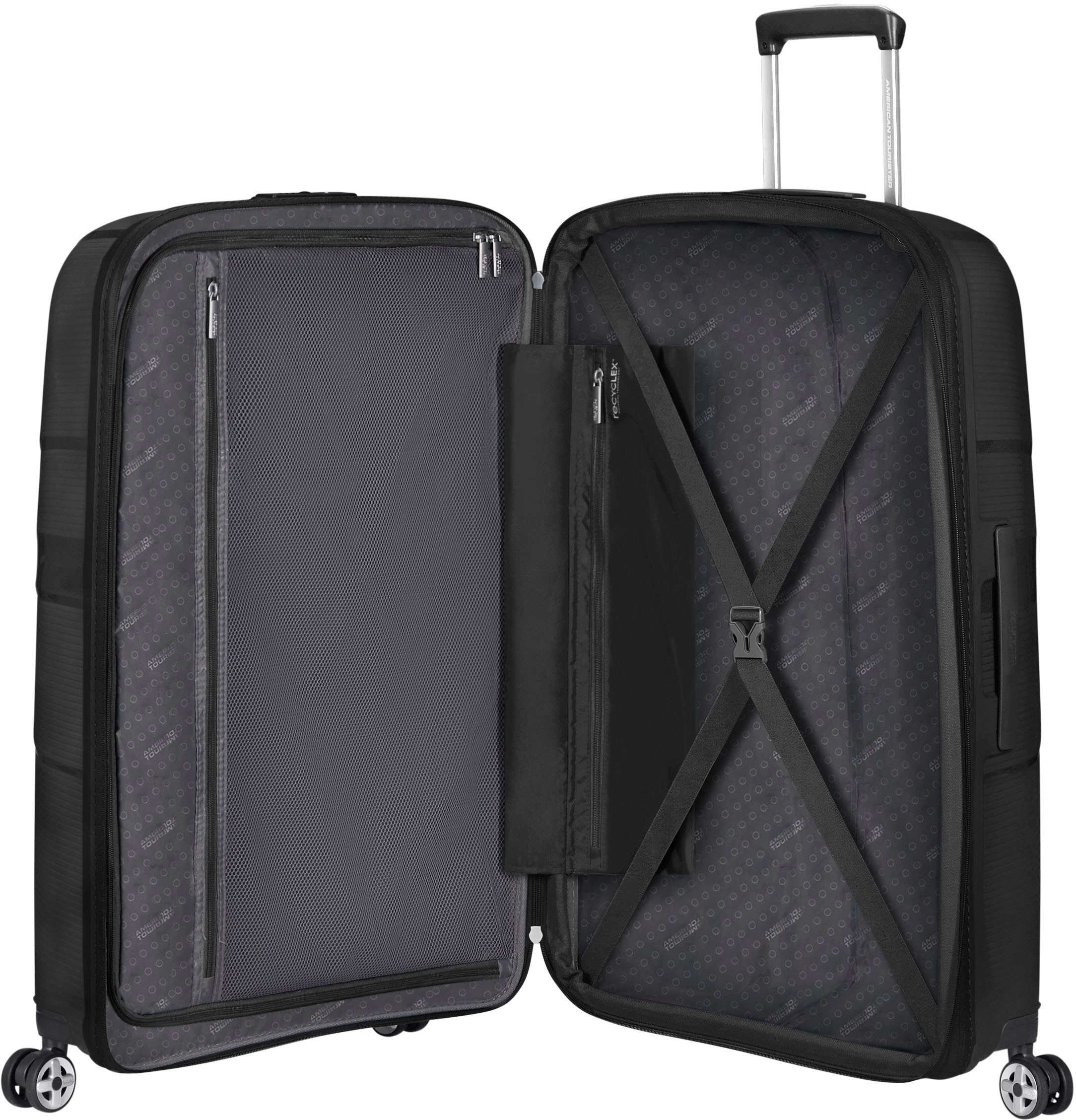American Tourister® Hartschalen-Trolley »STARVIBE, in verschiedenen Farben und Grössen«, 4 Rollen, Handgepäck-Koffer Reisegepäck Koffer TSA-Zahlenschloss