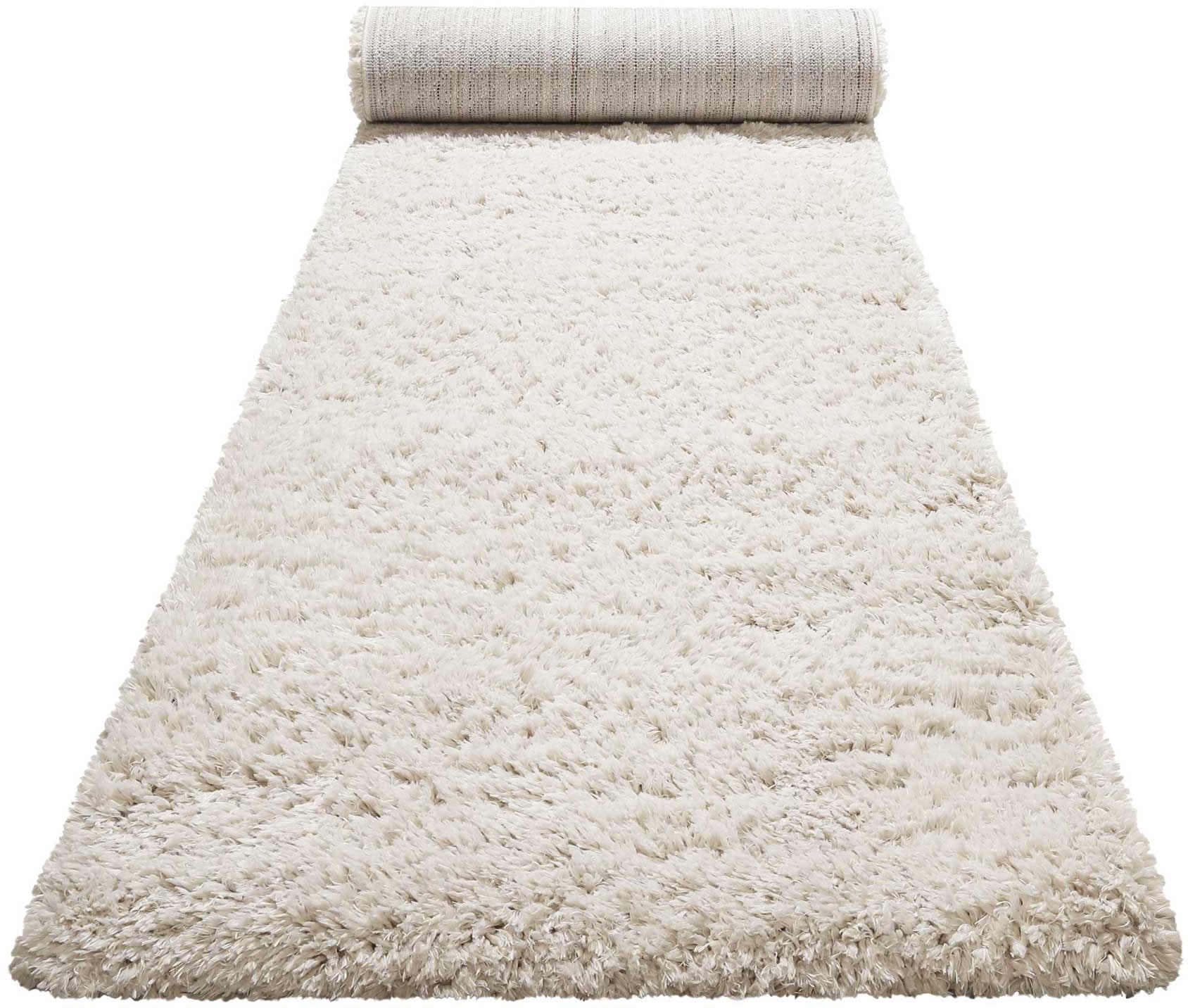 Homie Living Hochflor-Teppich »Matteo HL-0961«, rechteckig, 50 mm Höhe, 100% recyceltem PET, Langflor, Shaggy, Wohnzimmer