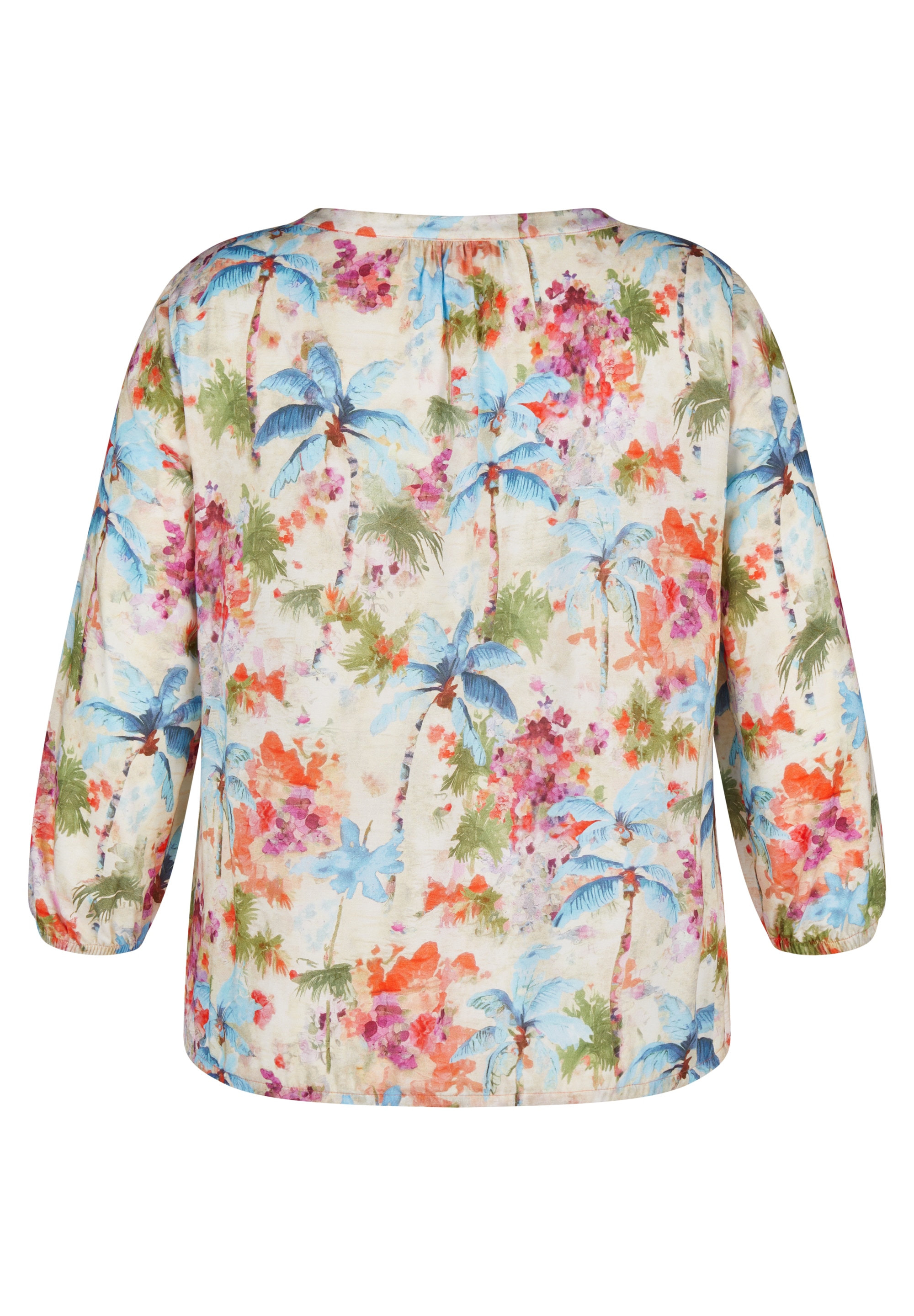 Rabe Druckbluse, im Tunika-Stil und mit floralem Muster