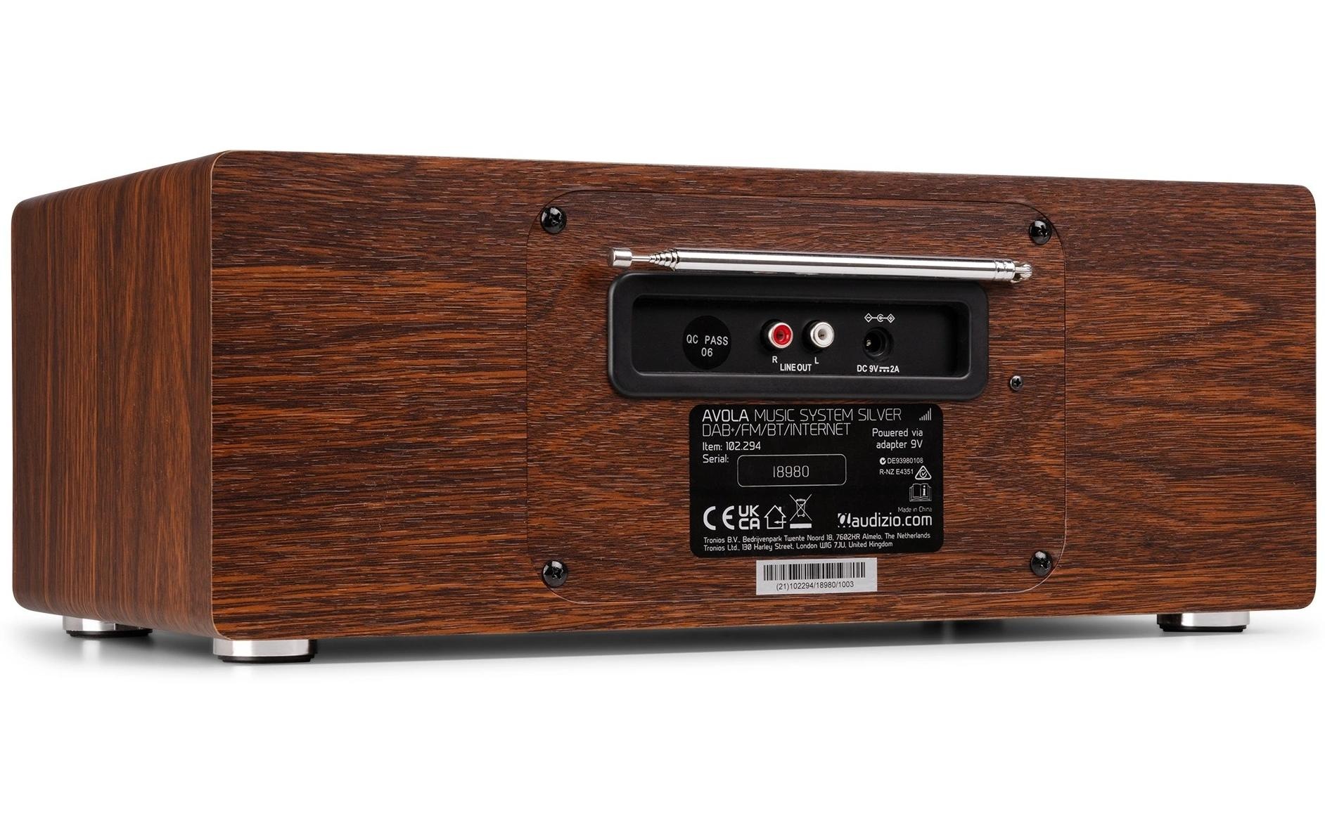 AUDIZIO Digitalradio (DAB+) »Avola«, (Digitalradio (DAB+)-FM-Tuner)