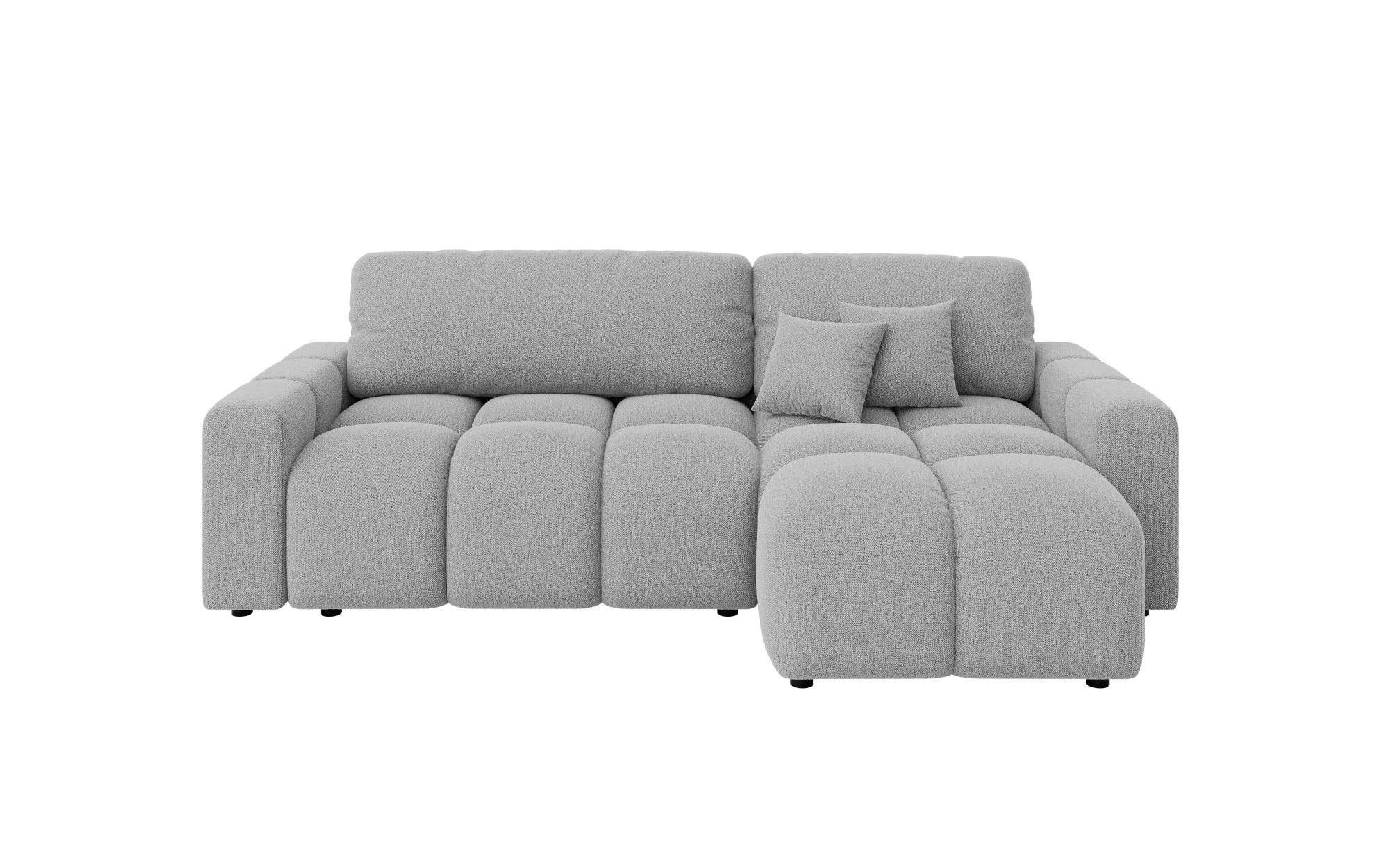 INOSIGN Ecksofa »FELICI, Schlafsofa 233cm, L-Form mit Recamiere beidseitig montierbar«, Designsofa mit Bettfunktion und Bettkasten, Masse B/T/H: 233/142/88 cm