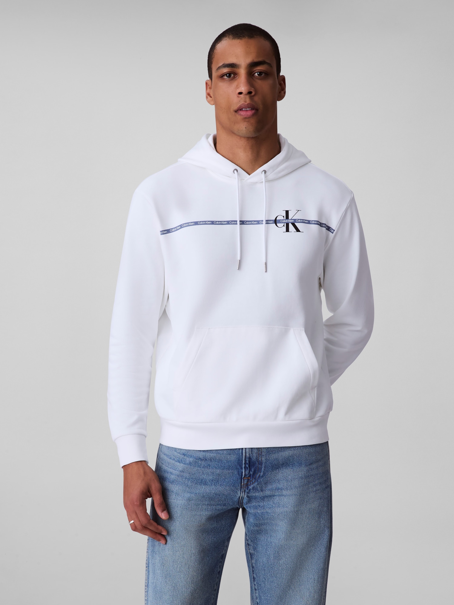 Calvin Klein Kapuzensweatshirt »400GSM TRRY SPRTSWR«, Mit Rundhalsausschnitt