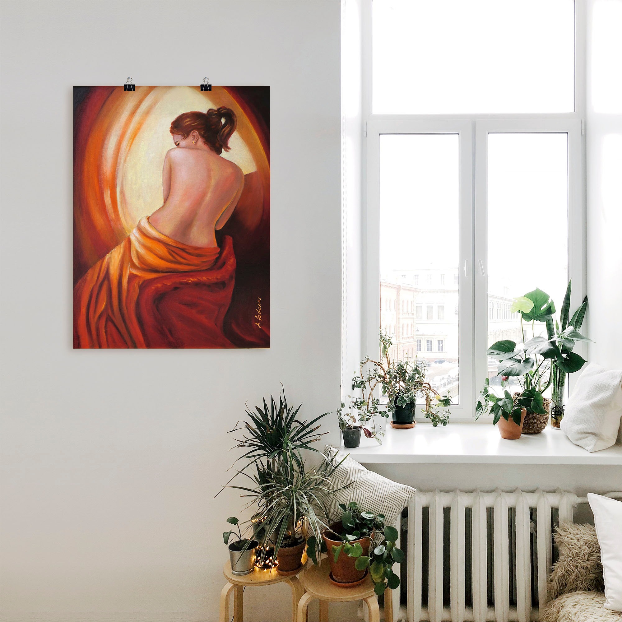 Artland Wandbild »Weiblichkeit im Licht«, Erotische Bilder, (1 St.), als Poster in verschied. Grössen