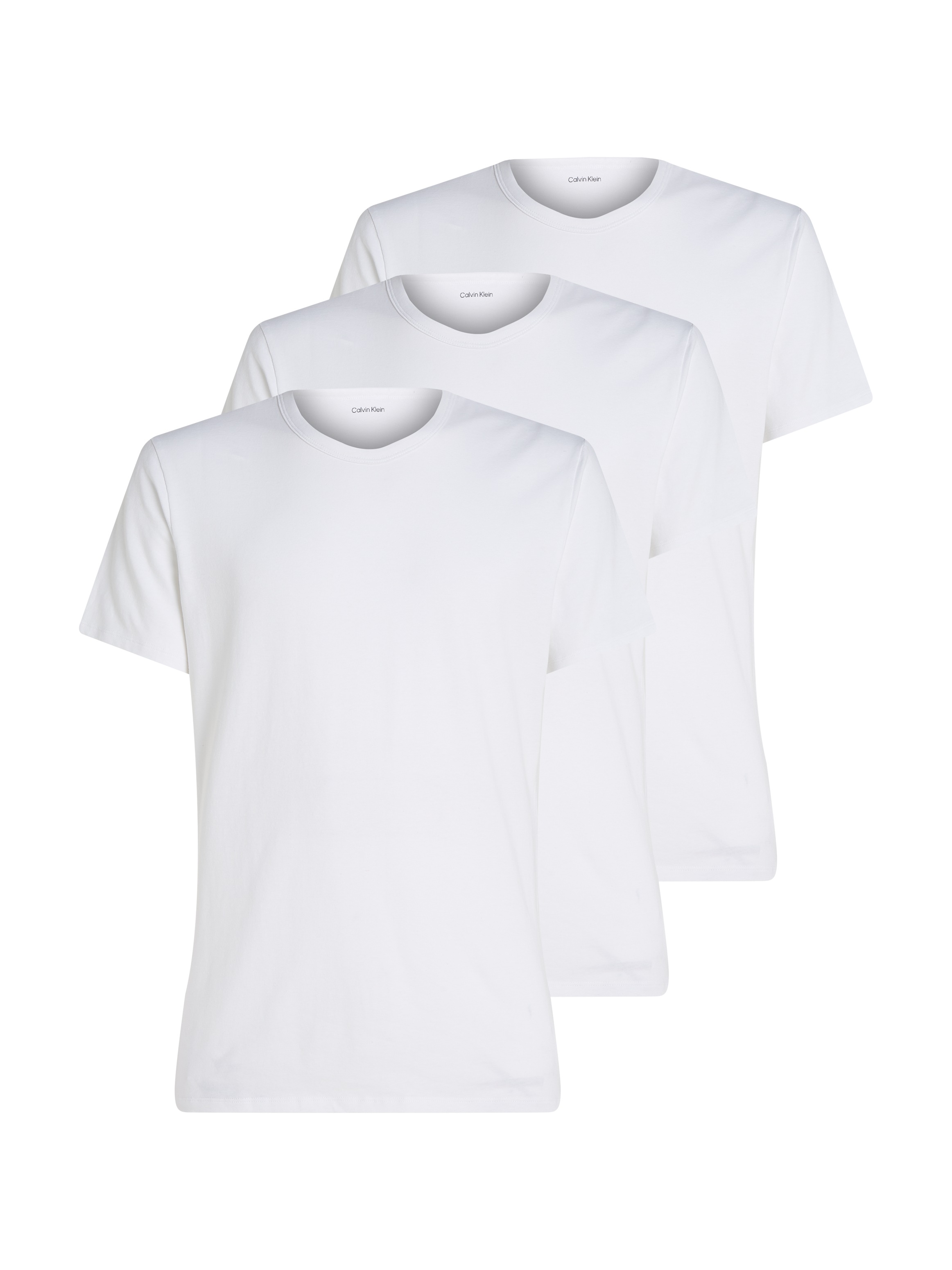 Calvin Klein Underwear T-Shirt "SHORT SLEEVE CREW NECK 3PK" Packung, 3er-Pack, 3 Stk. mit Logo am Saum