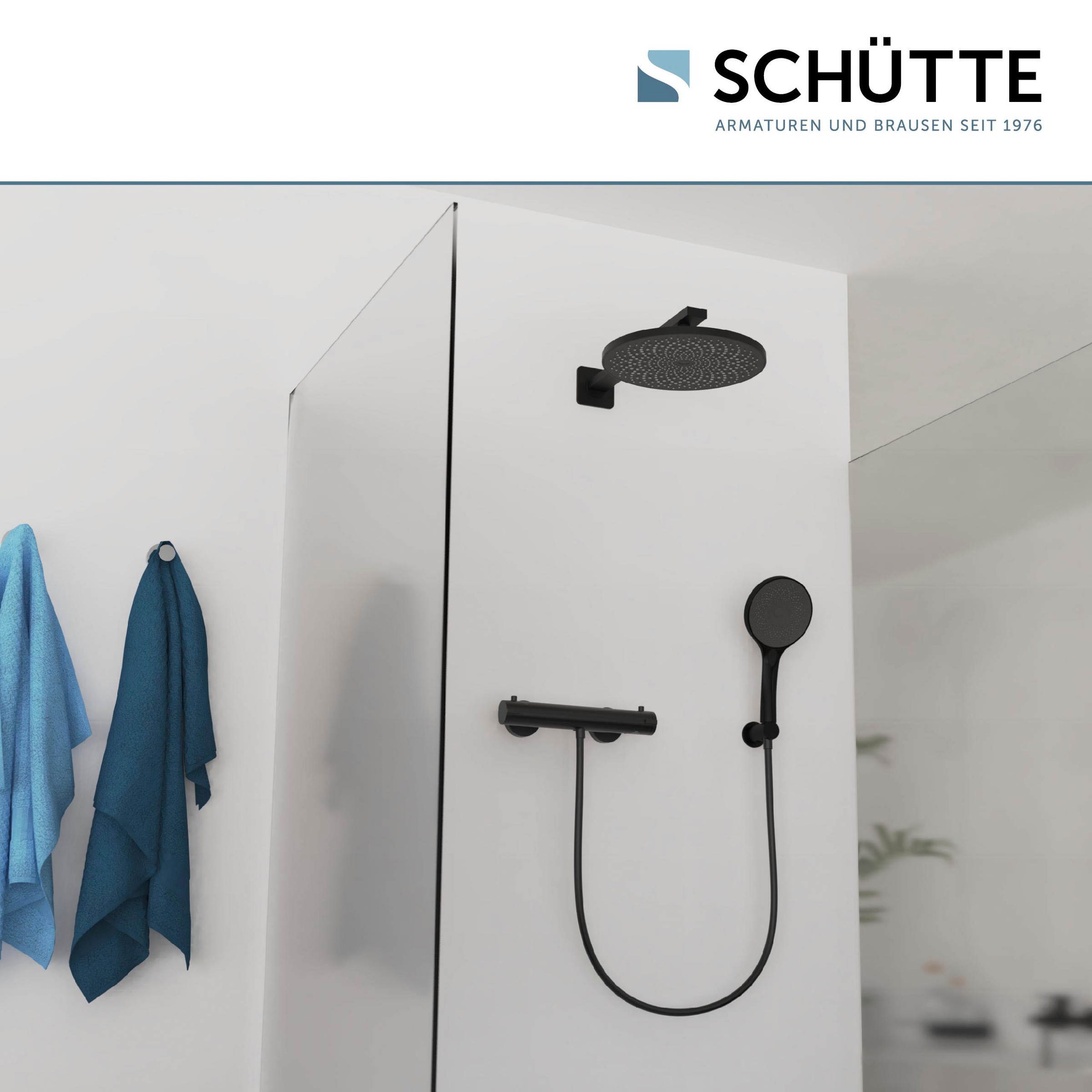 Schütte Kopfbrause "CAPRI" Regendusche, Antikalk, Duschkopf