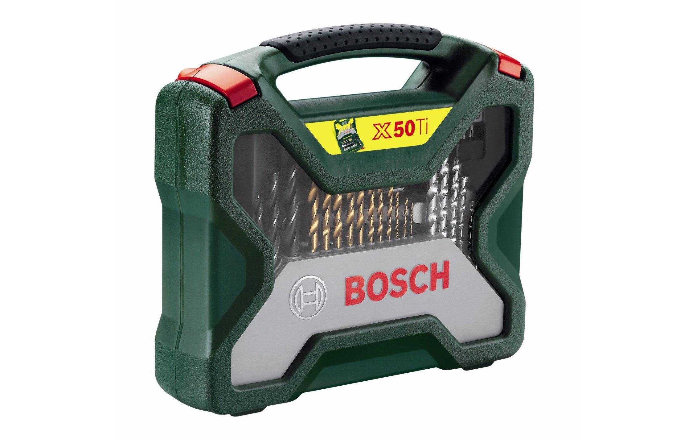 BOSCH Bohrer- und Bit-Set »X-Line Titanium«, (50 tlg.)