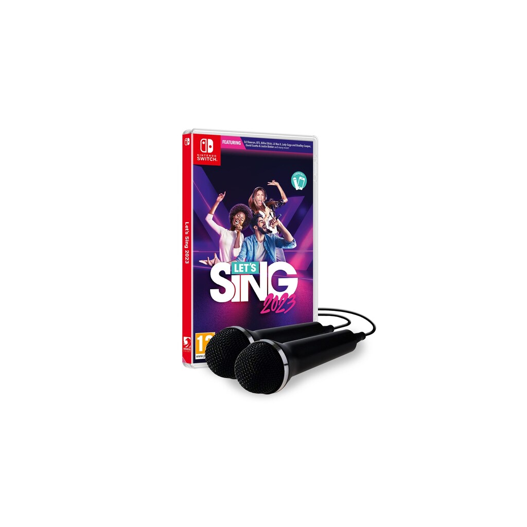 Spielesoftware »GAME Lets Sing 2023 + 2 Mics«, Nintendo Switch