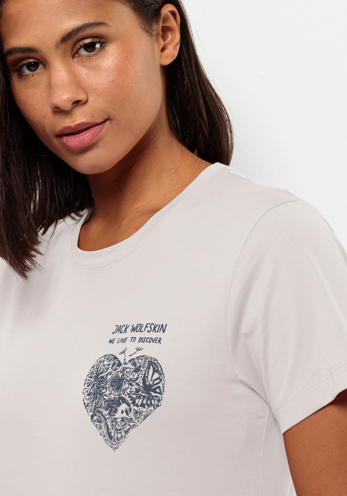 Jack Wolfskin T-Shirt »DISCOVER HEART T W«