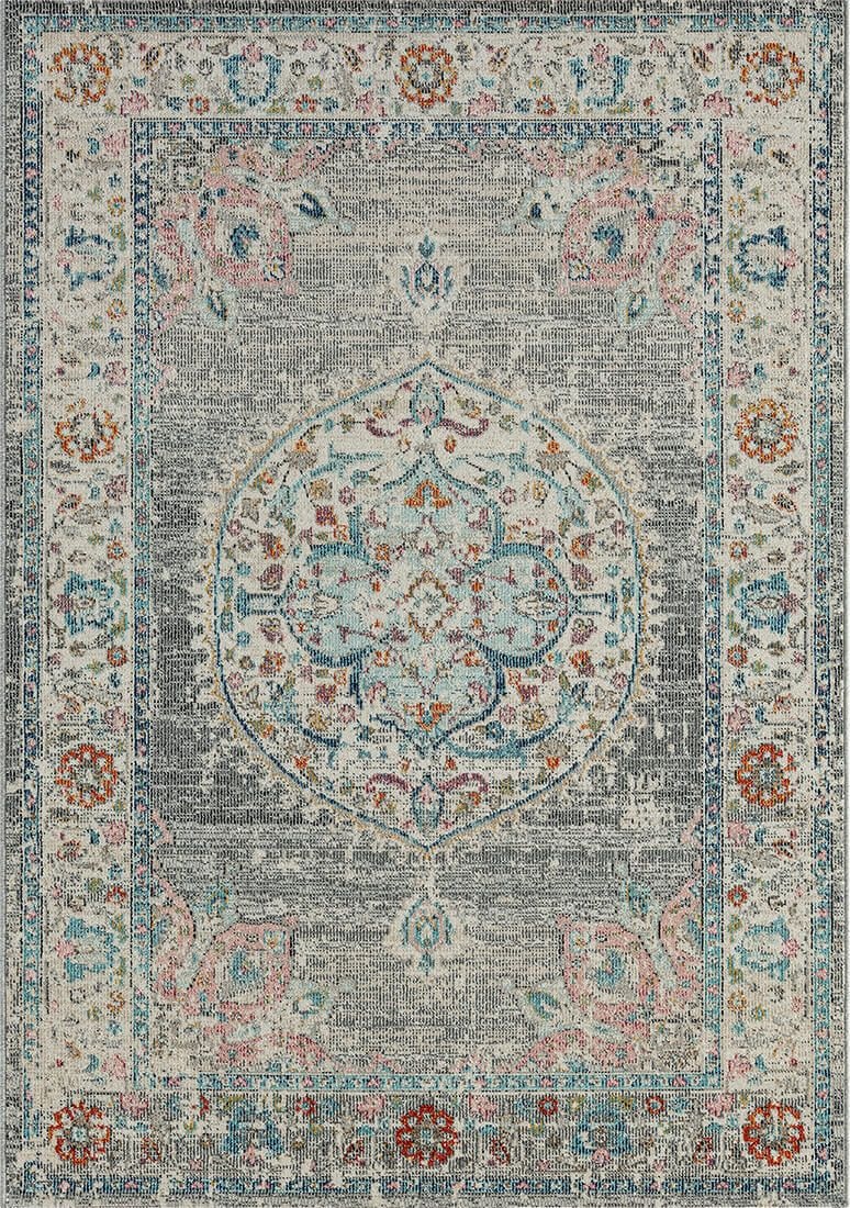 the carpet Teppich »Palma Orient«, rund, 4 mm Höhe, Outdoor moderner robuster In und Outdoor Teppich