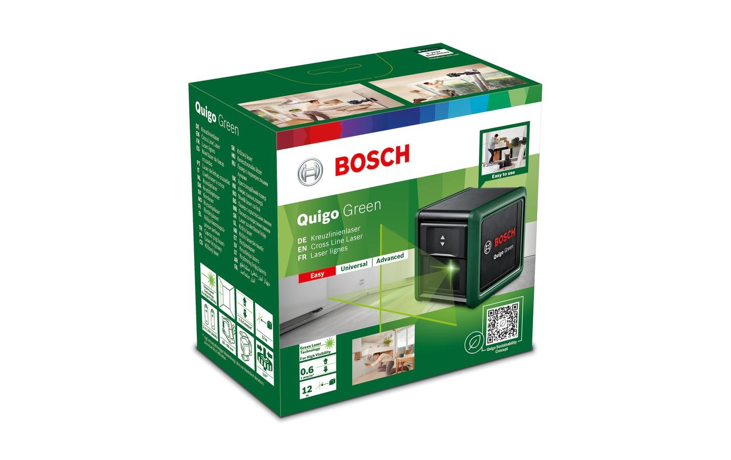 BOSCH Kreuzlinienlaser »Quigo Green«