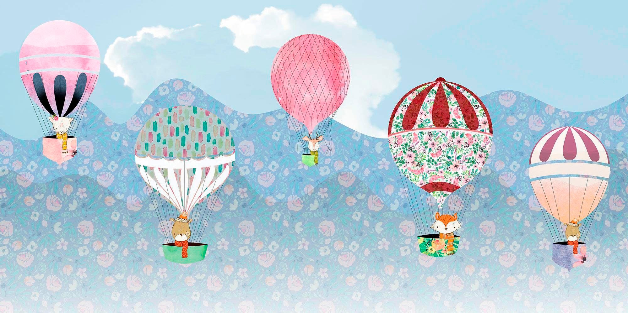 ❤ Komar Vliestapete »Pure 100 500x250 ordern Happy (Breite Höhe), Balloon«, Shop im x Vliestapete, Bahnbreite cm Comic, Jelmoli-Online cm