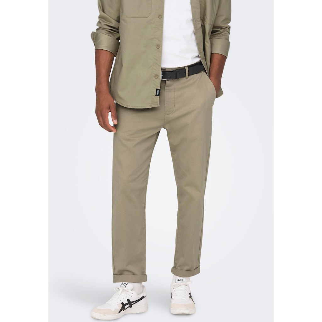 ONLY & SONS Chinohose »OS ONSKENT CROPPED CHINO«