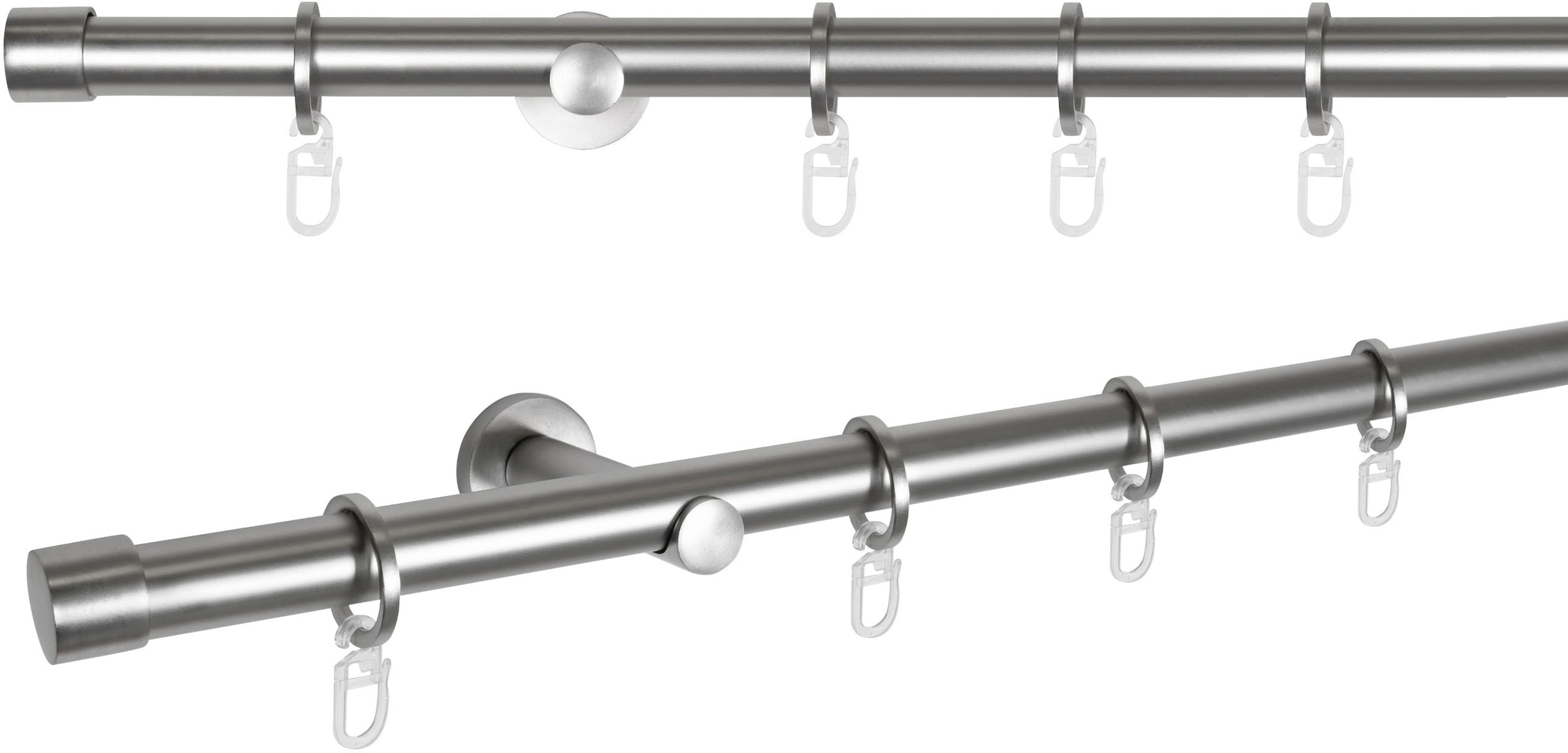 mydeco Gardinenstange »Cap«, 1 läufig-läufig, Fixmass