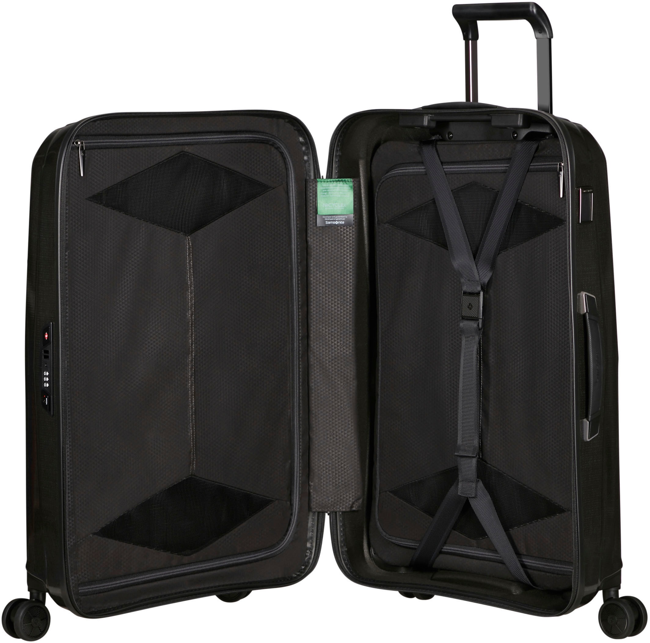 Samsonite Hartschalen-Trolley »MAJOR-LITE, verschiedene Grössen und Farben«, 4 Rollen, Reisekoffer Volumenerweiterung bei S Reisegepäck Made in Europe