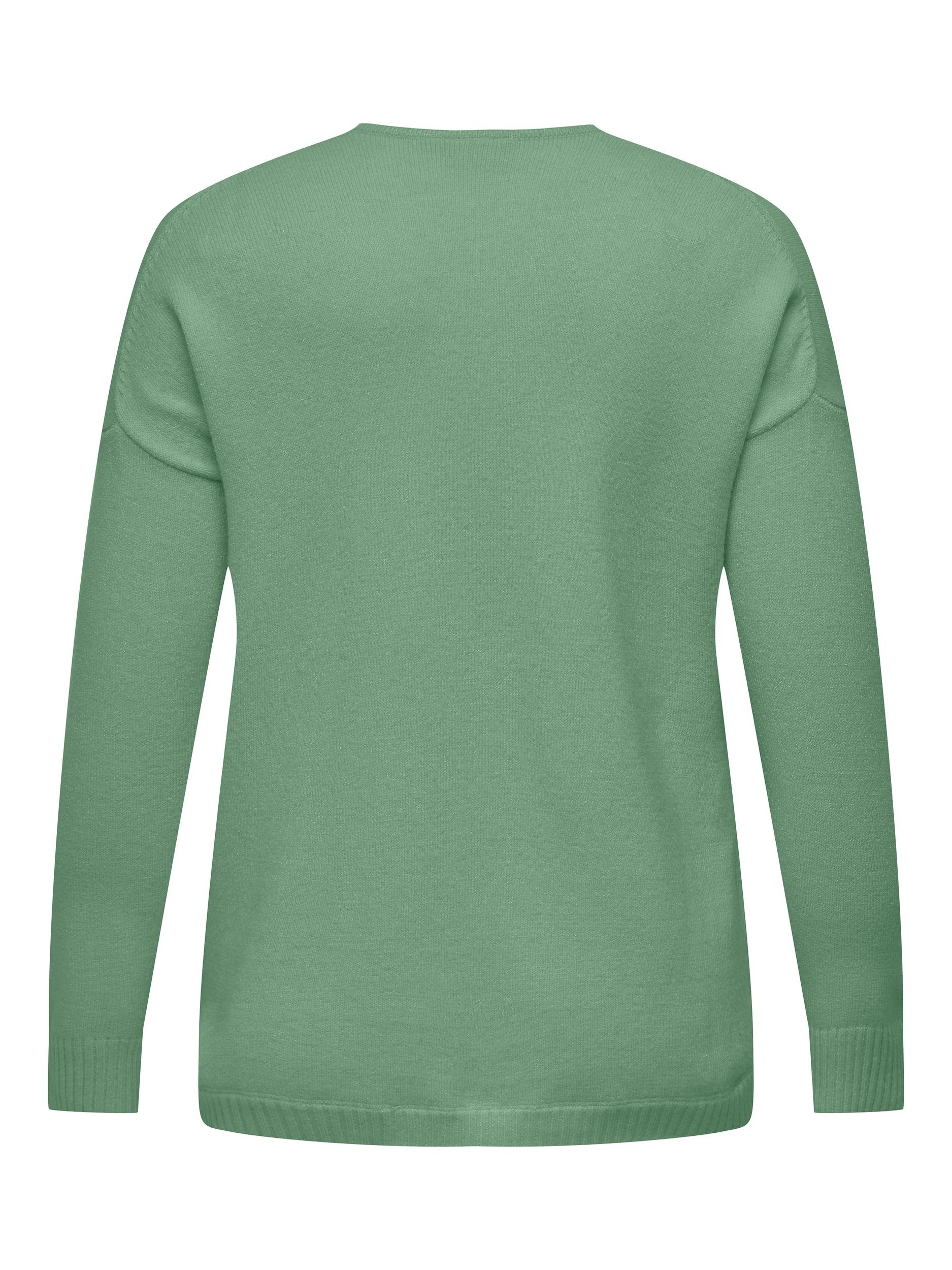 ONLY CARMAKOMA V-Ausschnitt-Pullover »CARMARGARETA LS PULLOVER KNT NOOS«
