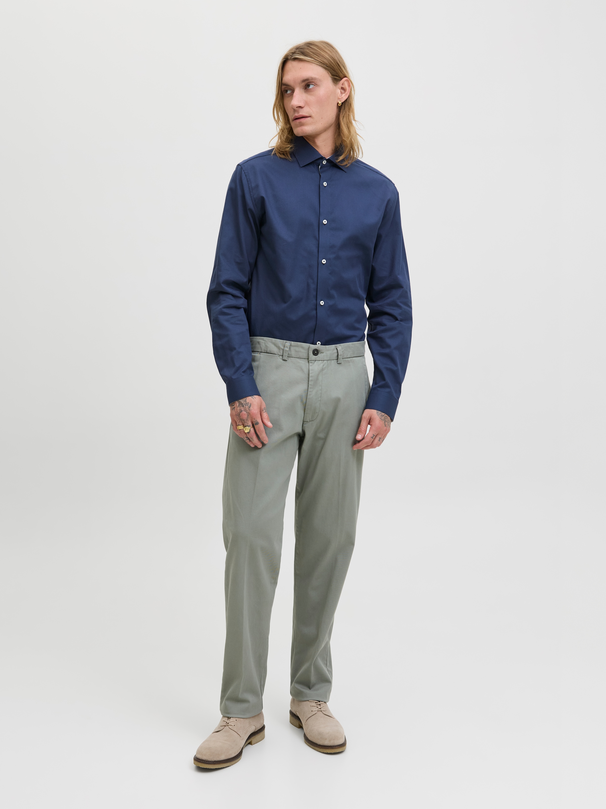 Jack & Jones Langarmhemd »JPRBLAPARKER DETAIL L/S SHIRT NOOS«