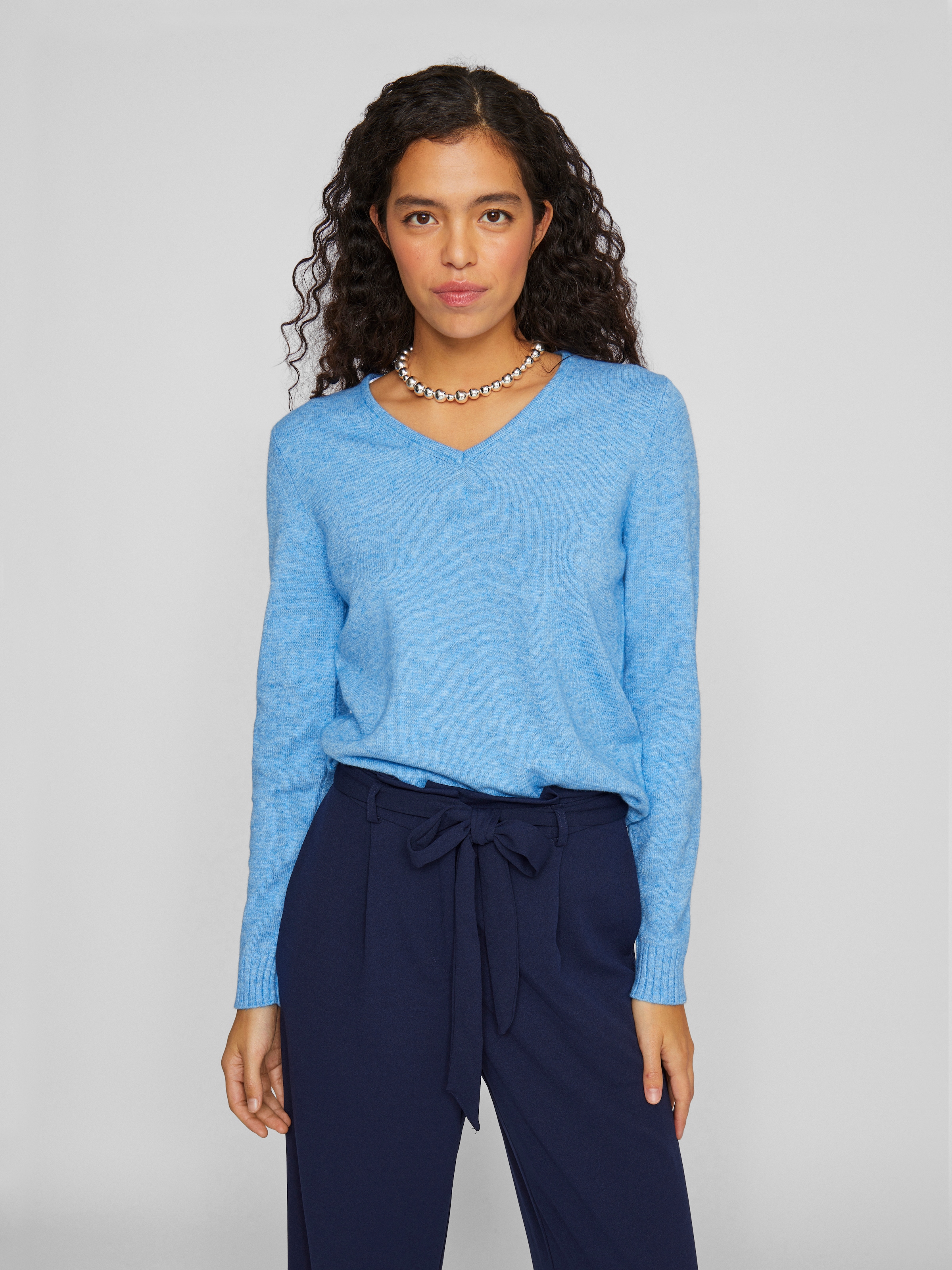 Vila V-Ausschnitt-Pullover »VIRIL V-NECK L/S KNIT TOP - NOOS«