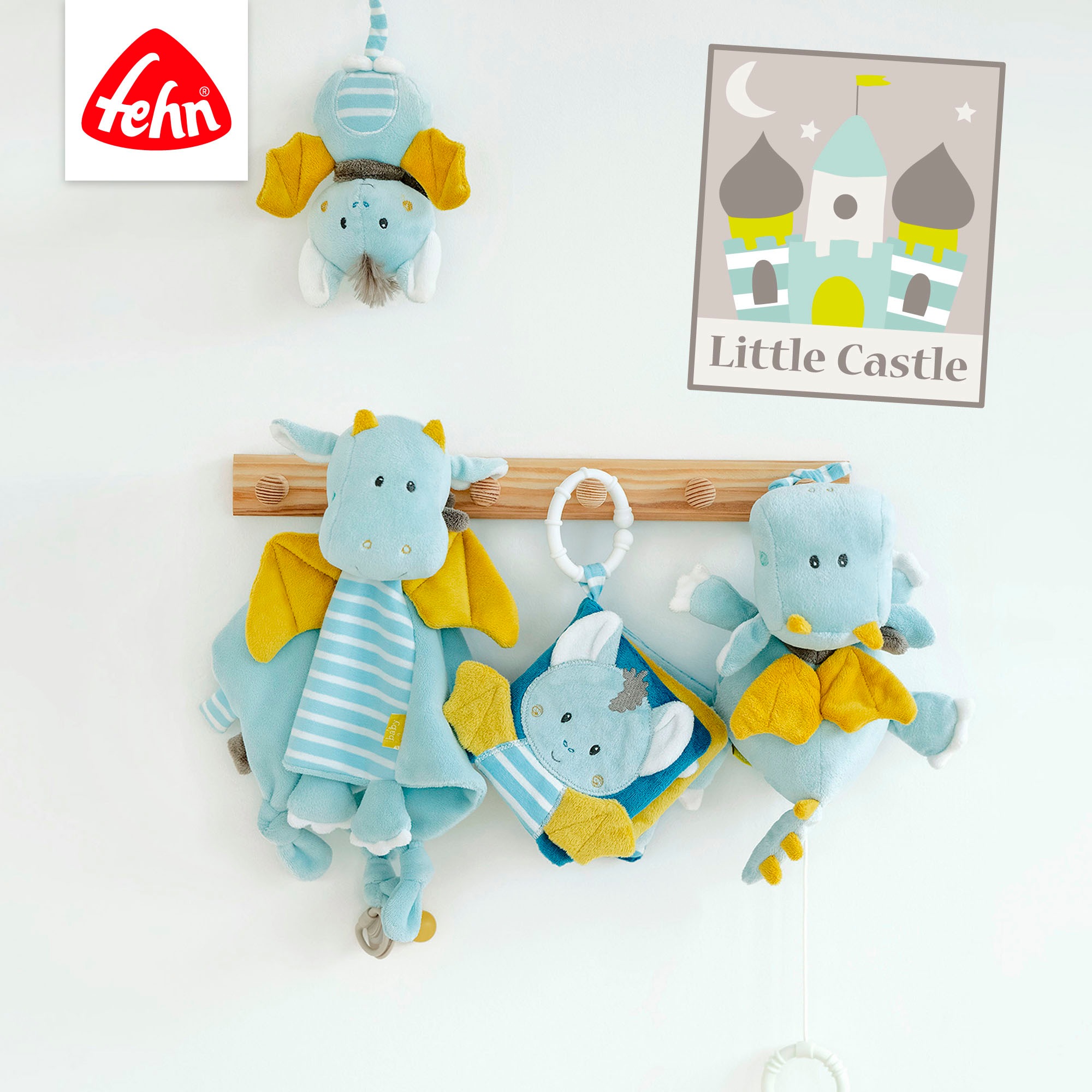 Fehn Spieluhr »Little Castle, Drache, gross«, mit herausnehmbarem Spielwerk