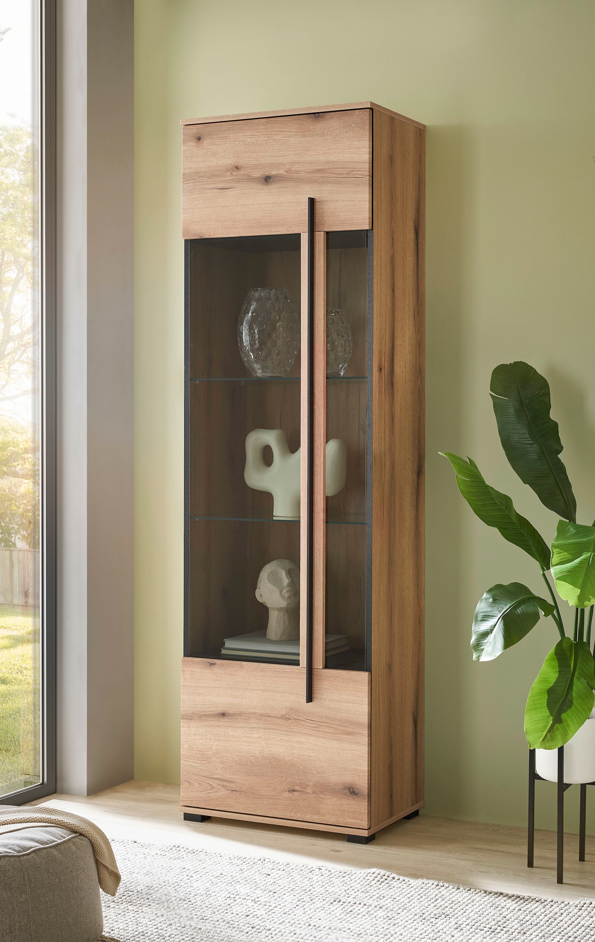 INOSIGN Wohnwand »Cantara«, (Set), enthält zwei Vitrinen, ein Sideboard und ein Wandboard
